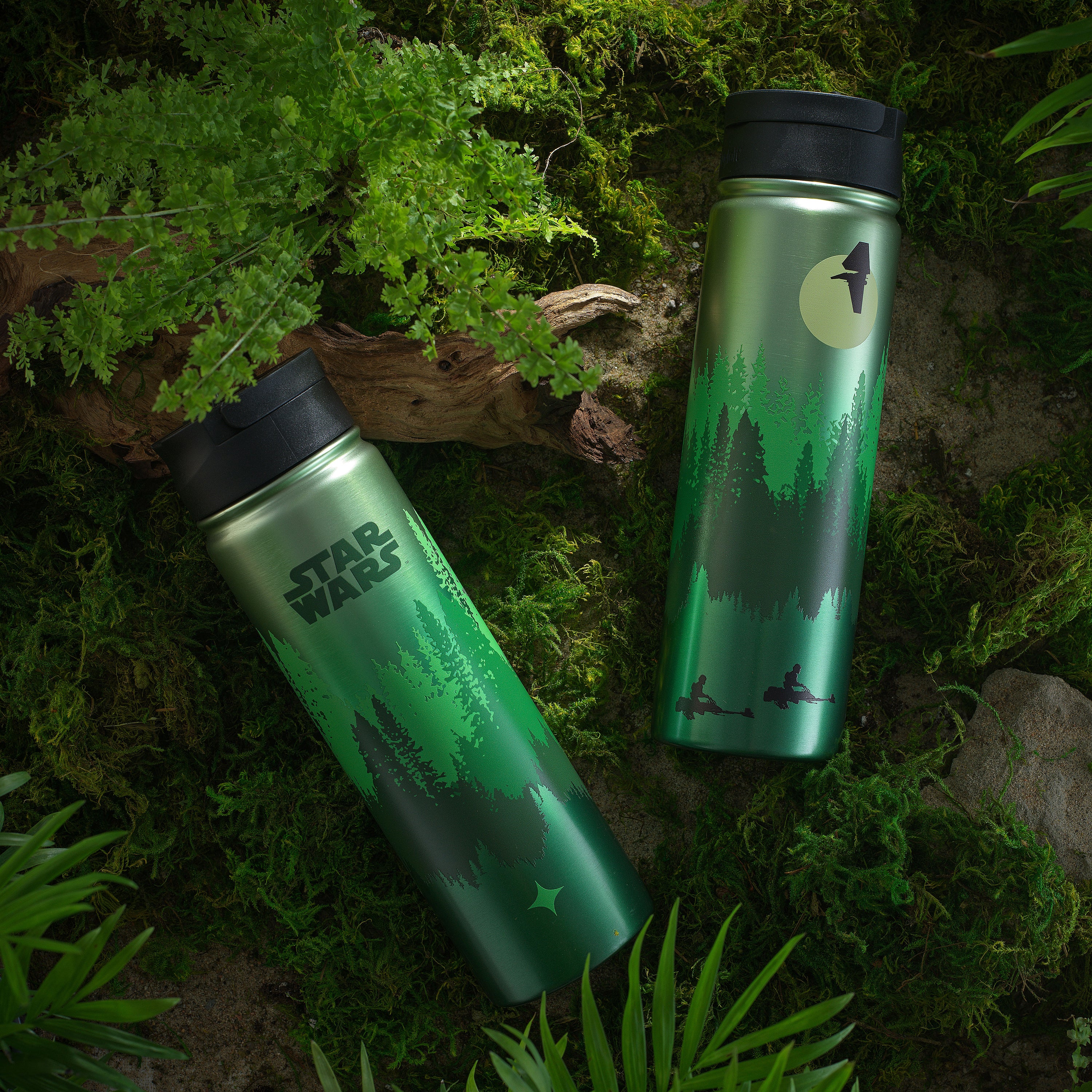 joyjolt-star-wars-destinations-endor-vacuum-insulated-water-bottle image 2