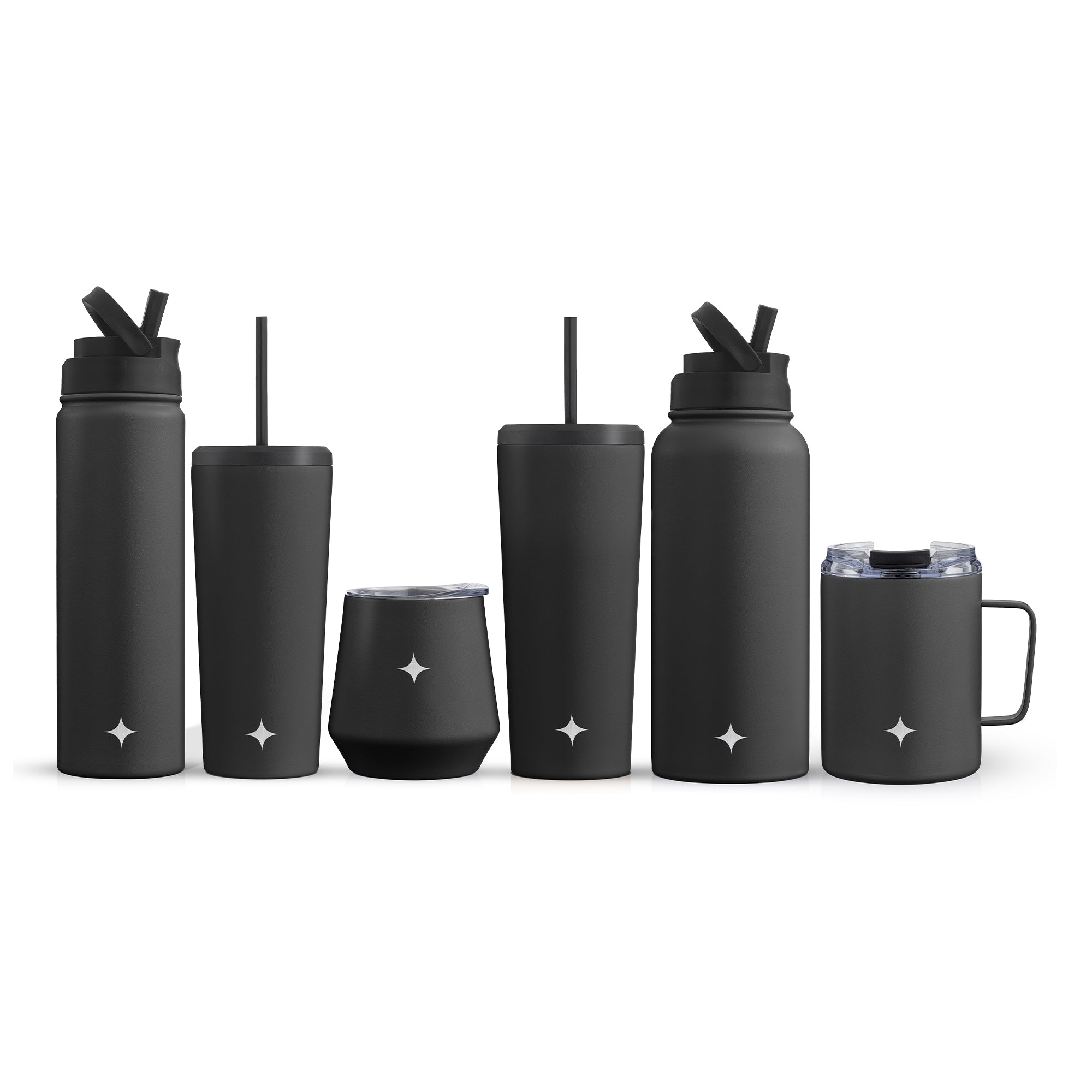 joyjolt-hydration-set-4-piece-stainless-steel-water-bottle-bundle image 1