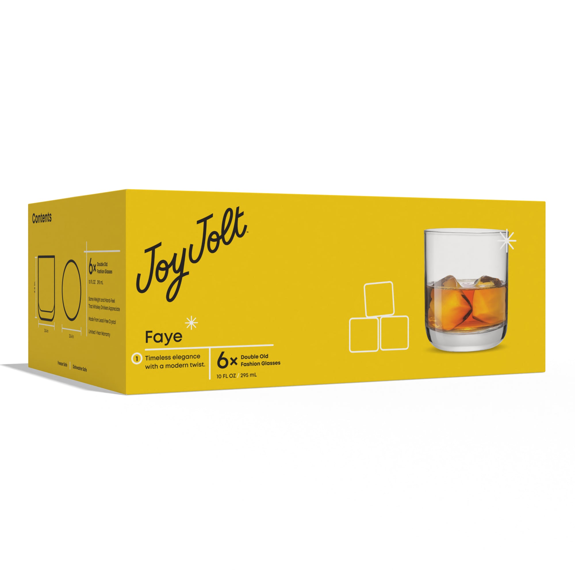 joyjolt-faye-double-old-fashioned-whiskey-glasses-set-of-6 image 7