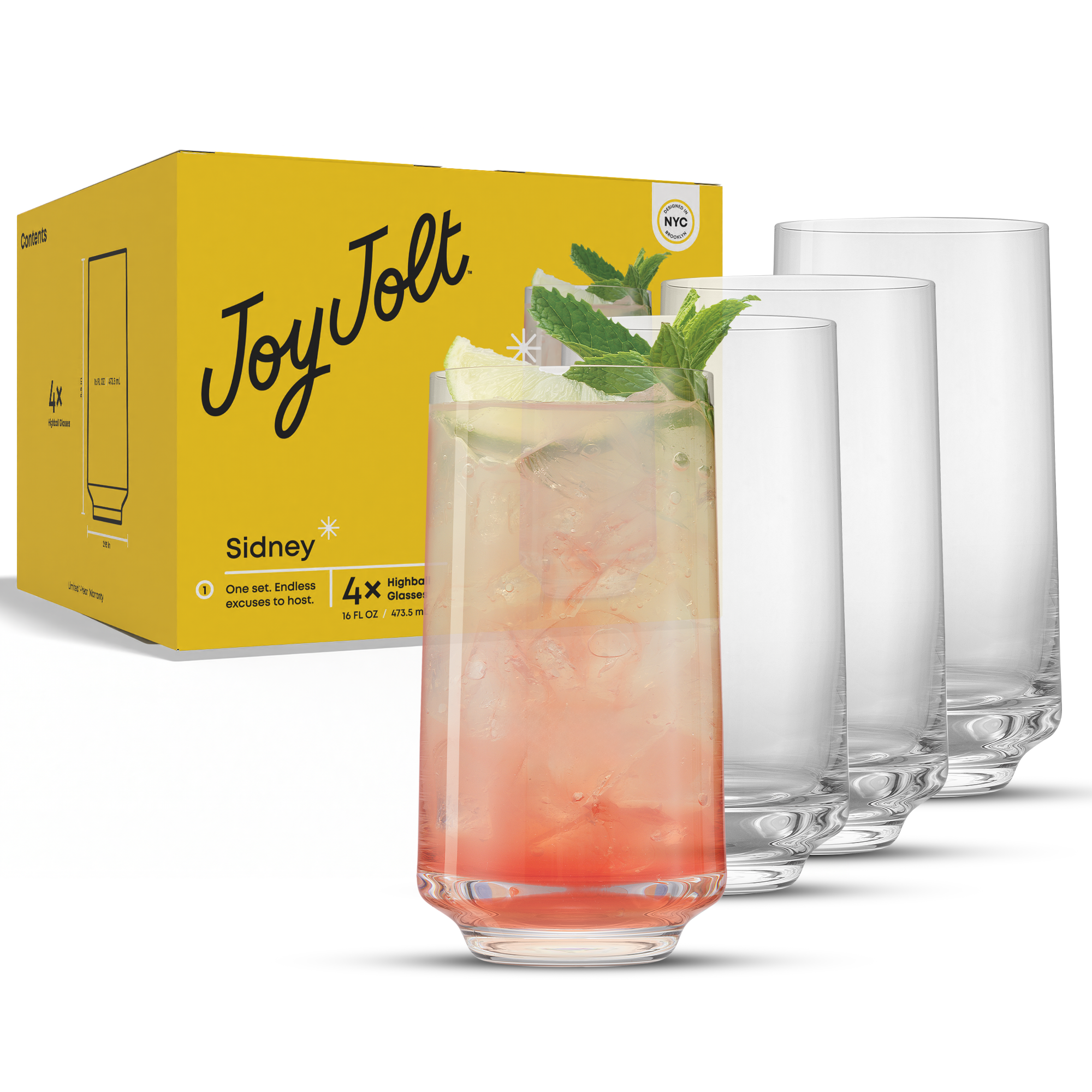 joyjolt-sidney-highball-glasses-set-of-4-16-oz-each image 7
