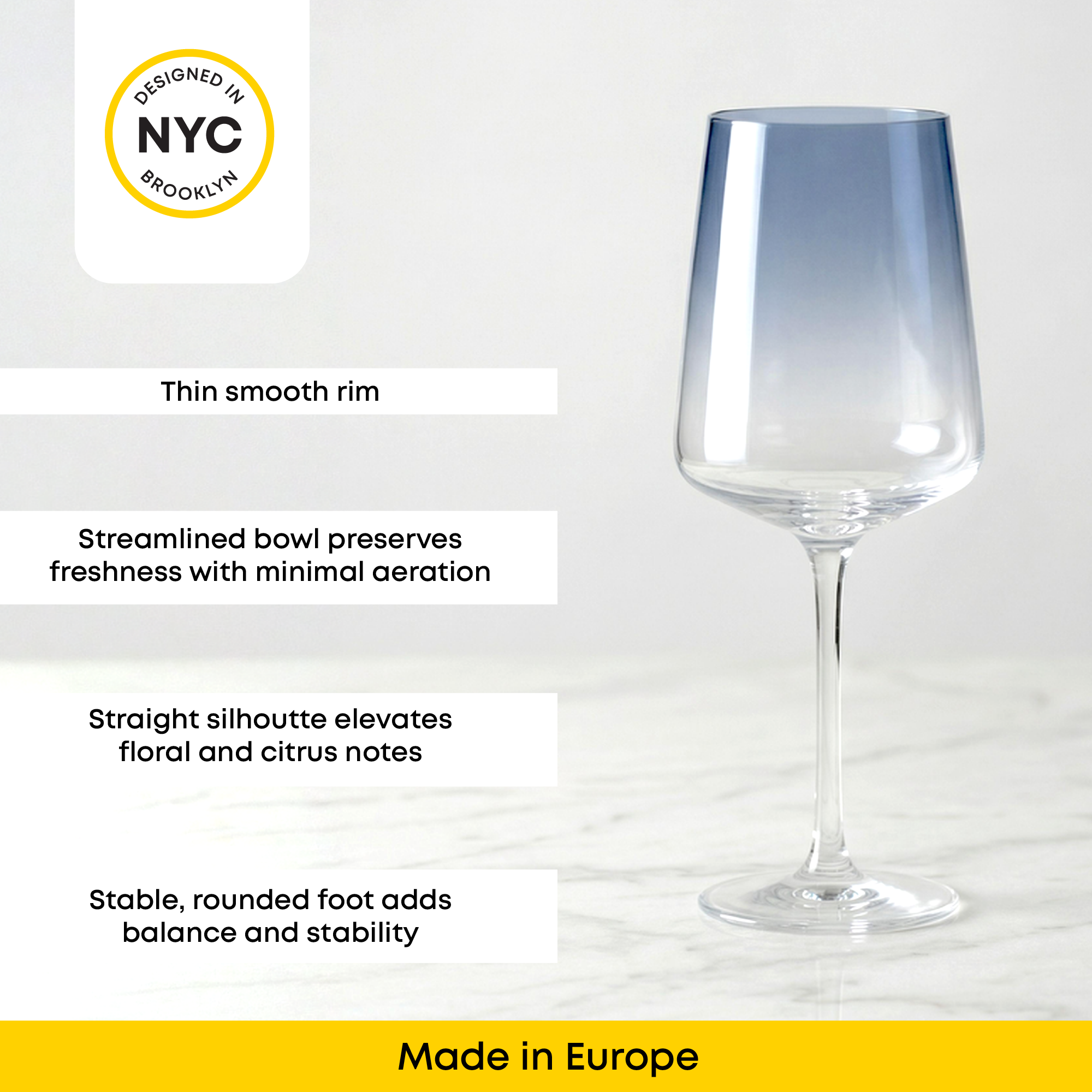 joyjolt-sidney-blue-ombre-white-wine-glasses-set-of-4 image 5