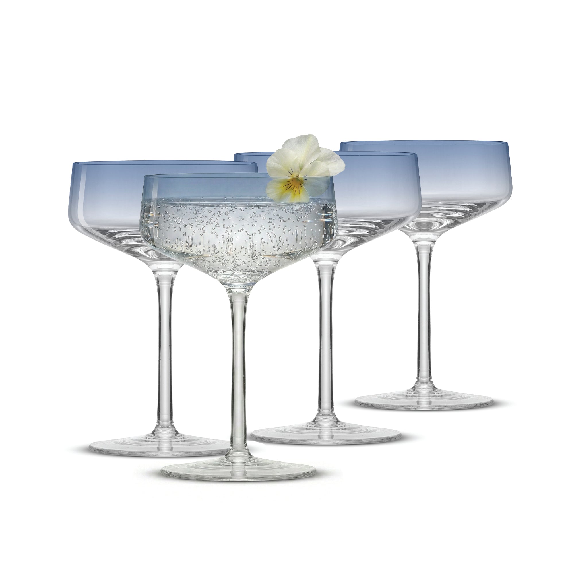 joyjolt-sidney-blue-ombre-coupe-glasses-set-of-4-8-oz image 1