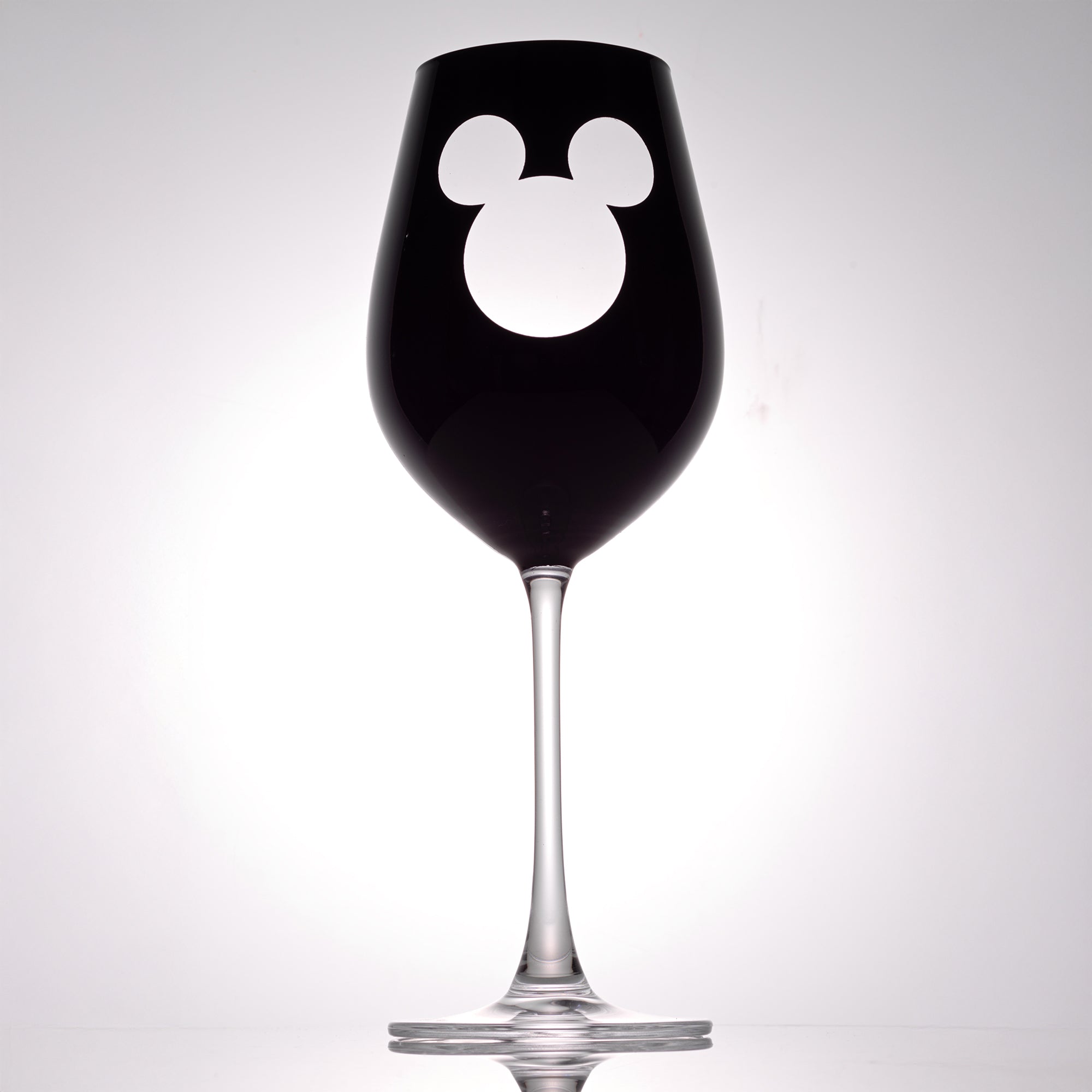 joyjolt-disney-luxury-mickey-mouse-stemmed-white-wine-glasses-16-oz-set-of-2 image 2