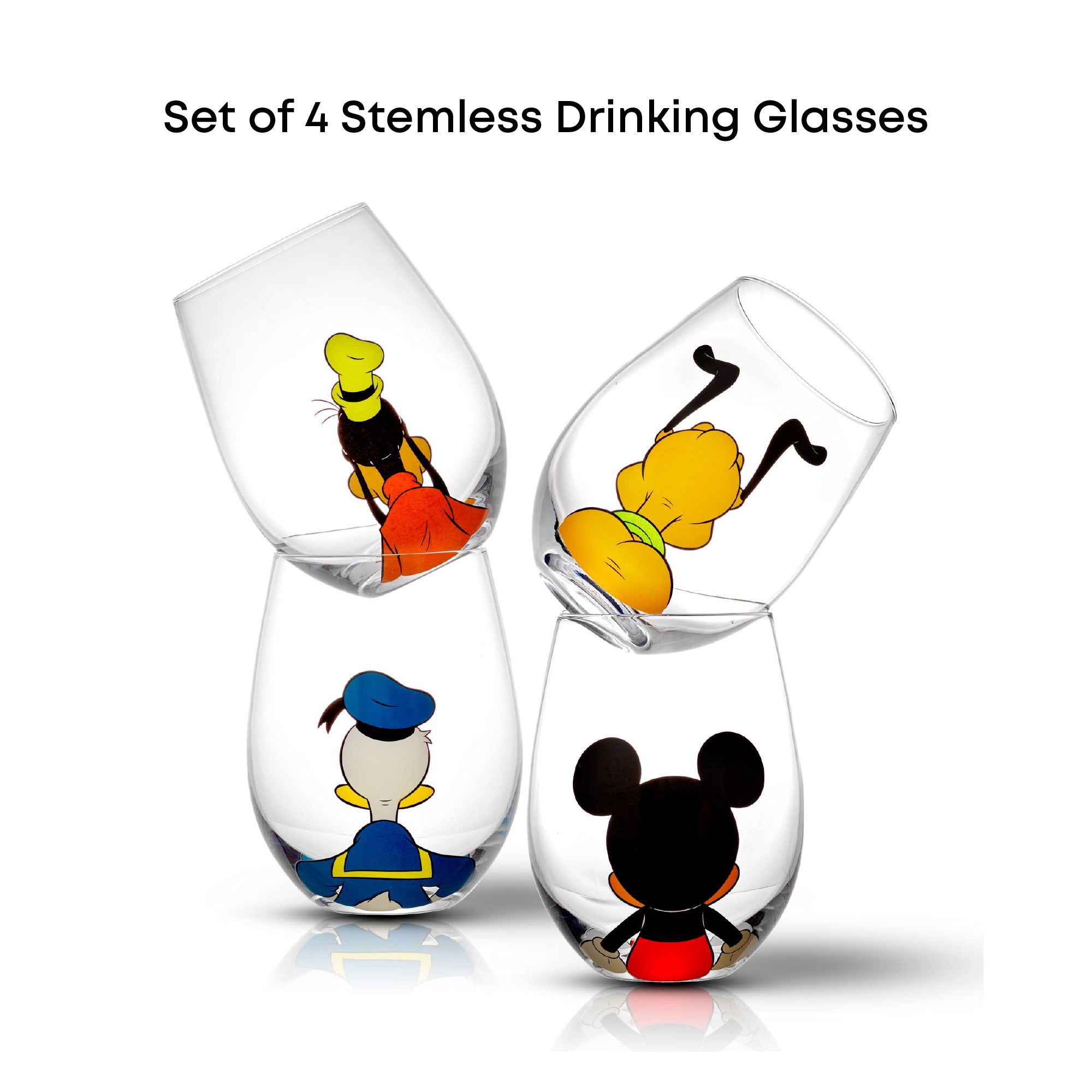 joyjolt-disney-mickey-mouse-friends-stemless-glasses-set-of-4-14-5-oz-lead-free- image 3