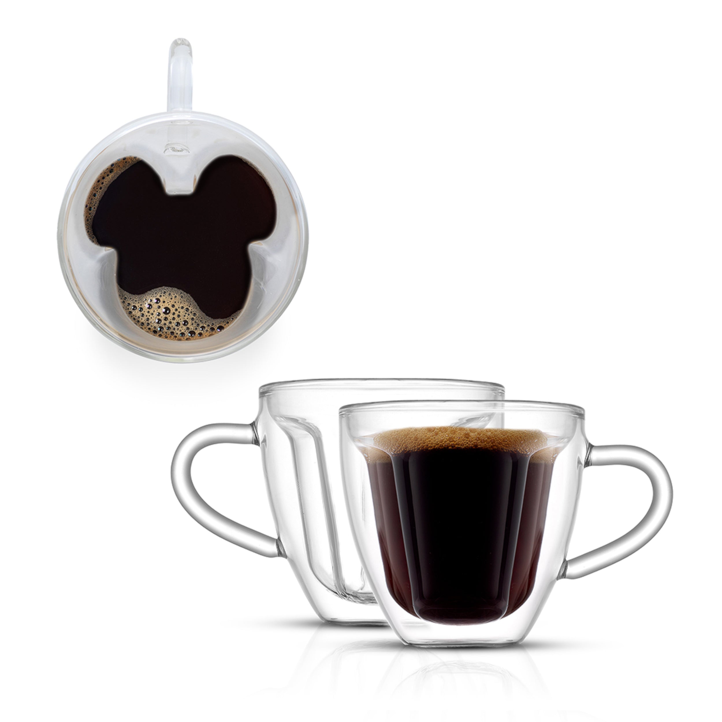 joyjolt-disney-mickey-mouse-3d-double-wall-glasses-set-of-4-2-sizes image 8