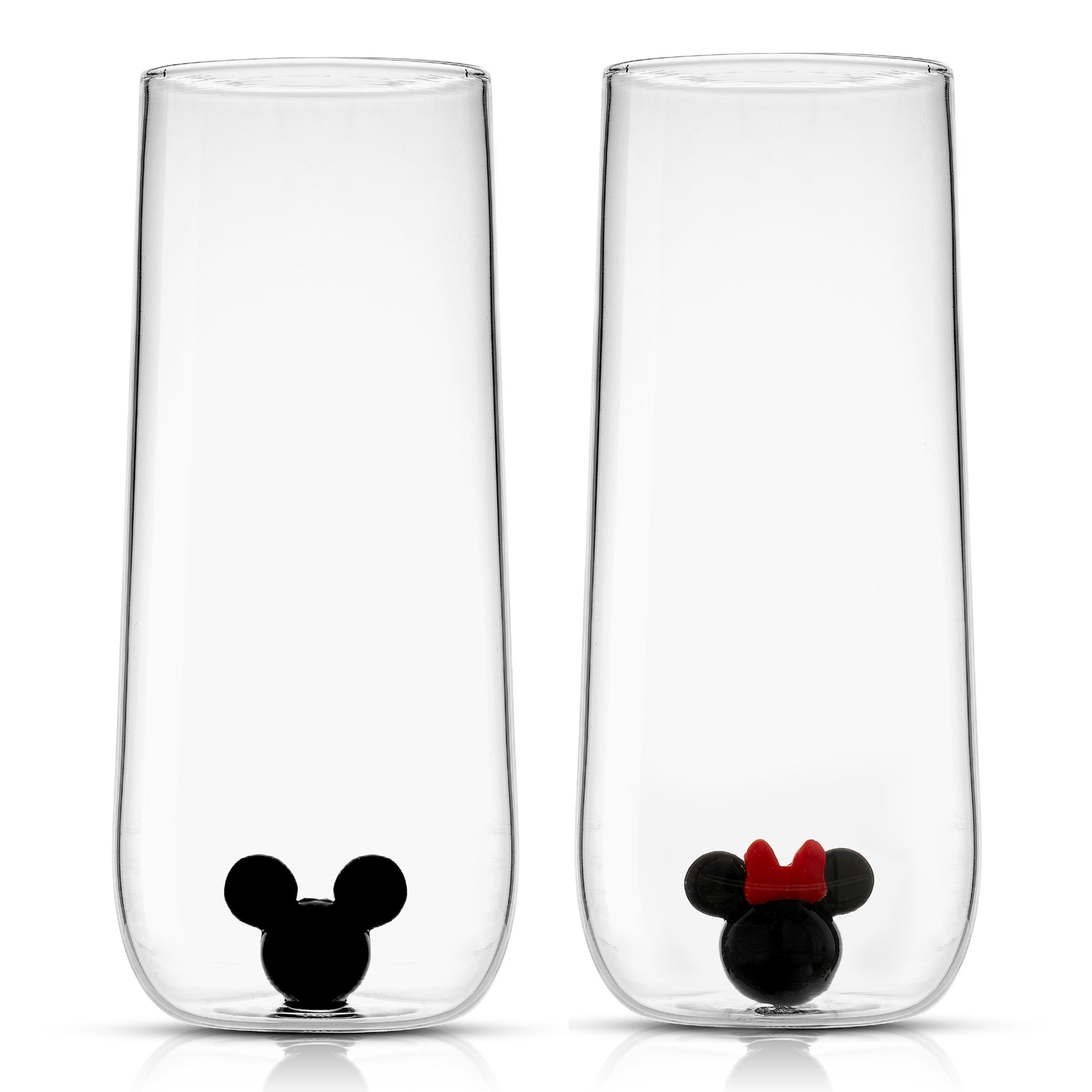 joyjolt-disney-mickey-minnie-3d-icon-tall-glasses-13-5-oz-set-of-2 image 1