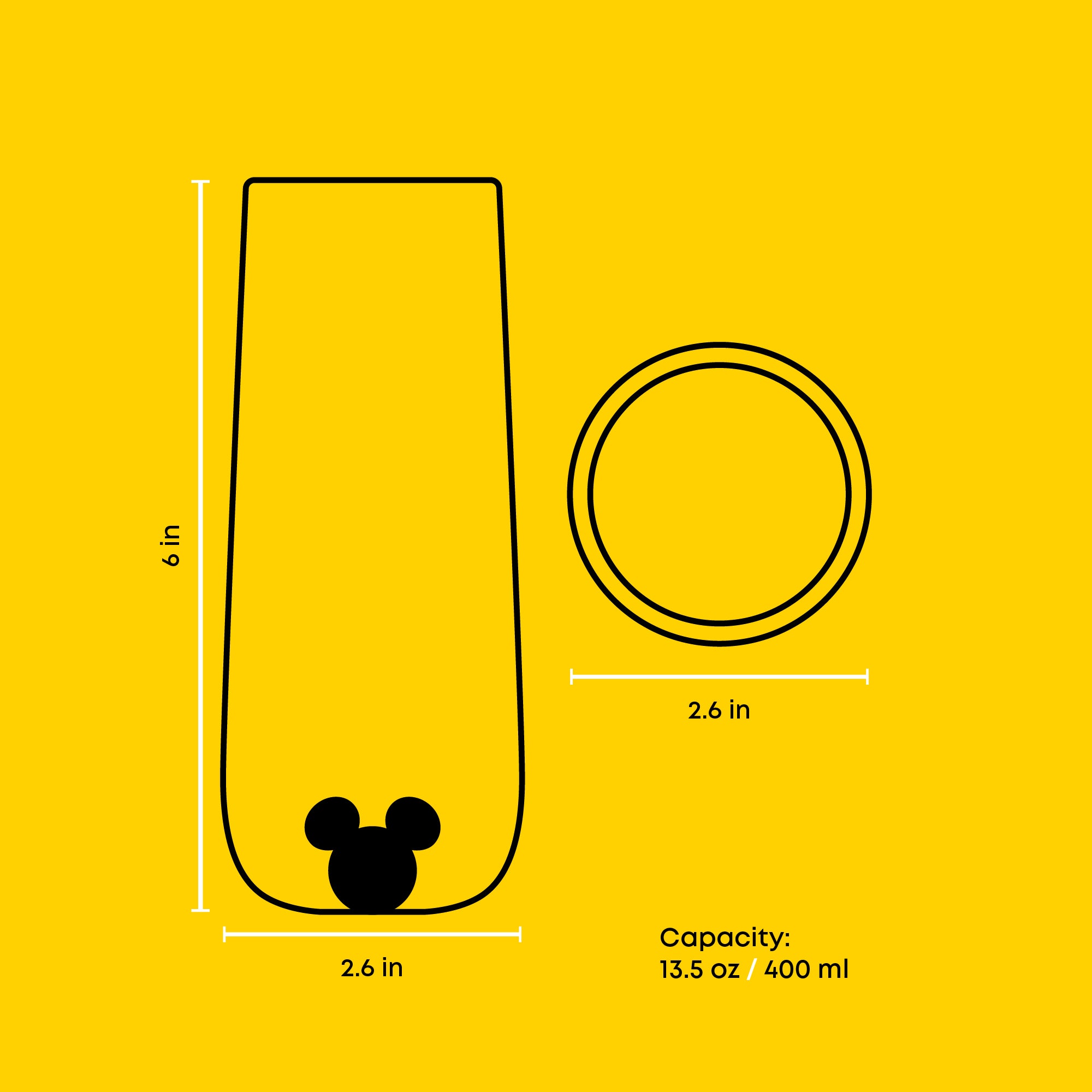 joyjolt-disney-mickey-minnie-3d-icon-tall-glasses-13-5-oz-set-of-2 image 6