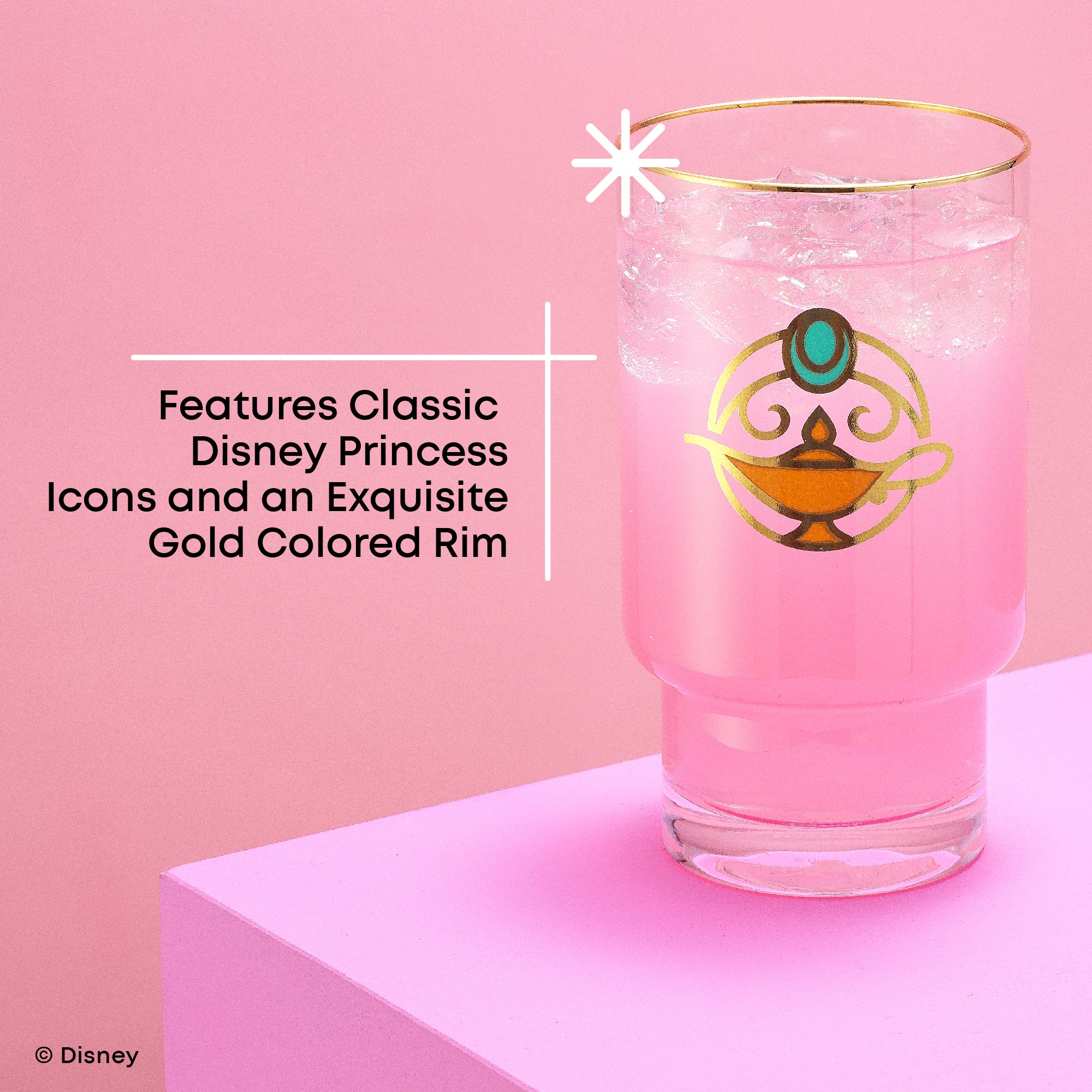 joyjolt-disney-princess-iconic-tall-drinking-glasses-set-of-6 image 3