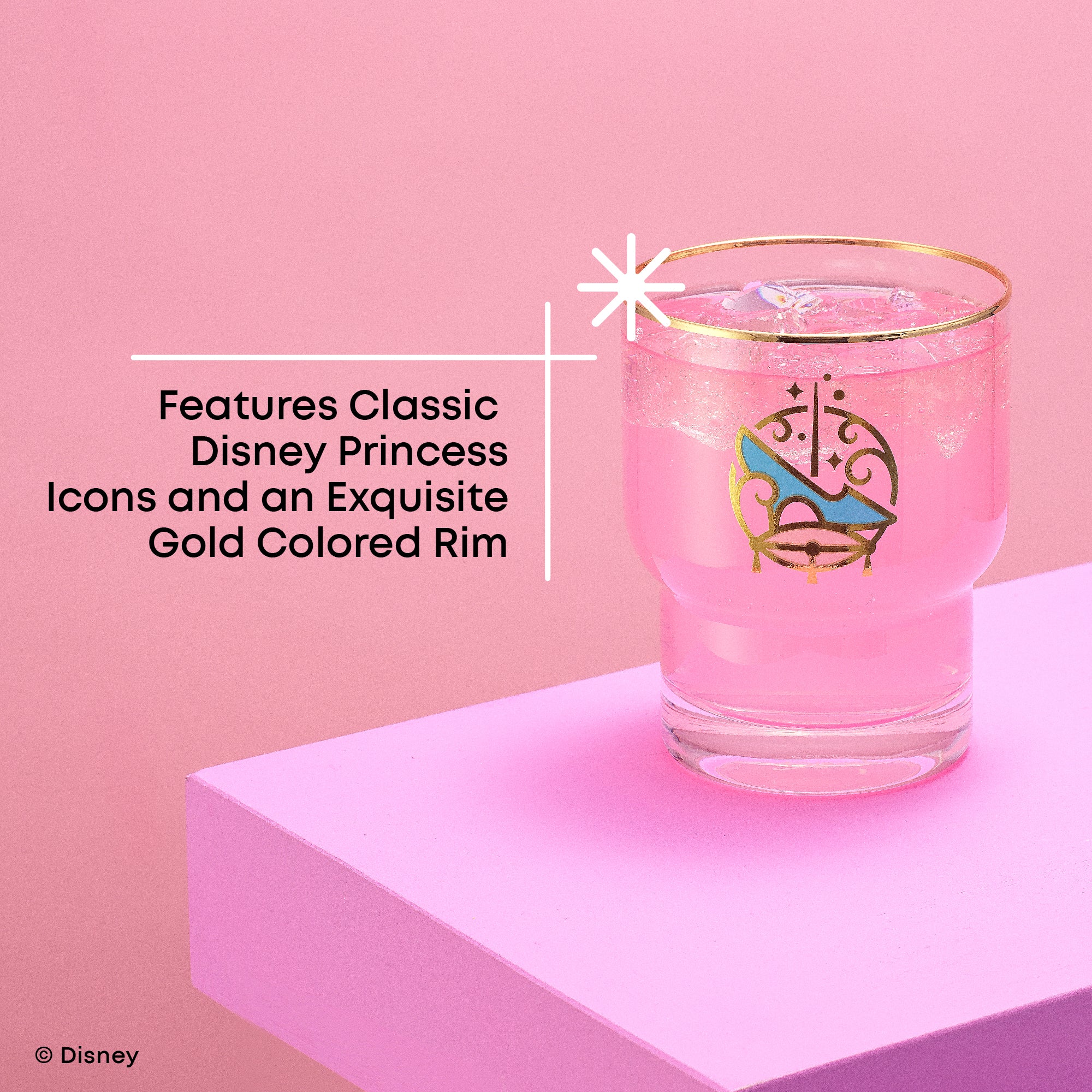 joyjolt-disney-princess-iconic-short-drinking-glasses-set-of-6-10-oz-borosilicat image 3