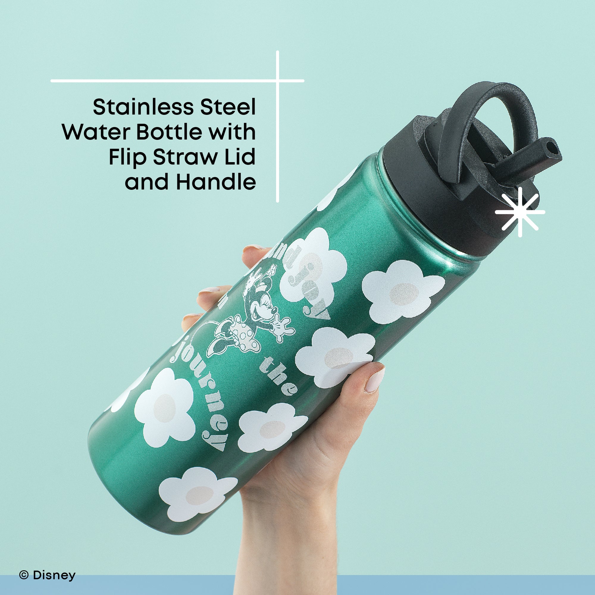 joyjolt-disney-minnie-mouse-retro-stainless-steel-water-bottle-22-oz-insulated image 4