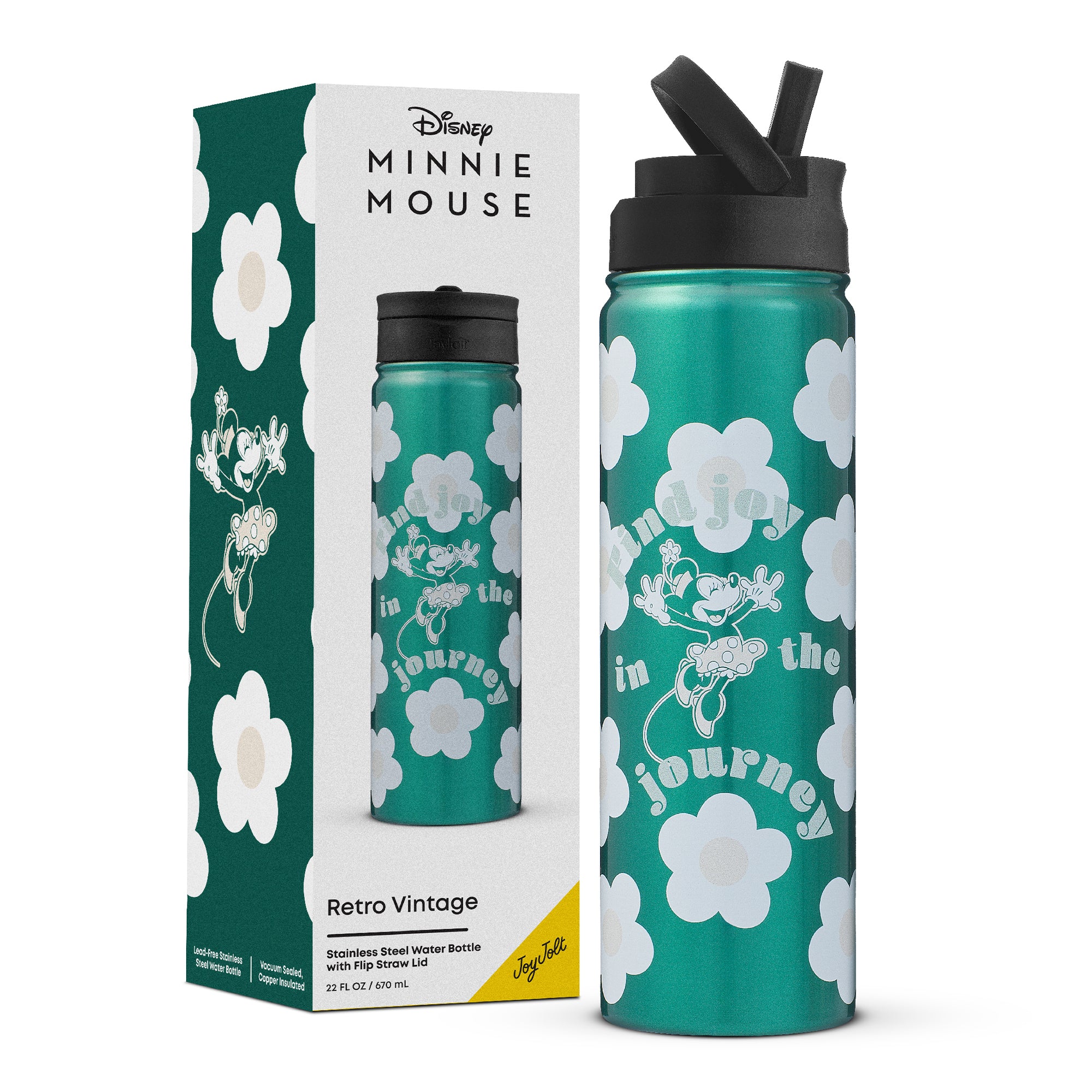 joyjolt-disney-minnie-mouse-retro-stainless-steel-water-bottle-22-oz-insulated image 8
