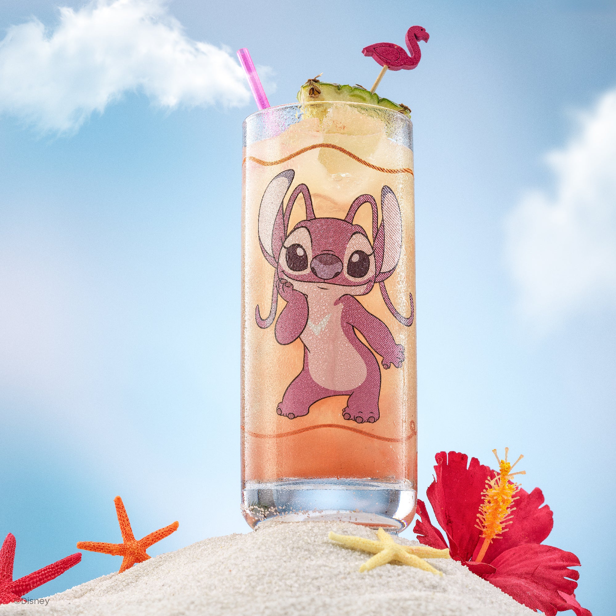 joyjolt-disney-stitch-good-times-tall-drinking-glasses-13-oz-set-of-2 image 8