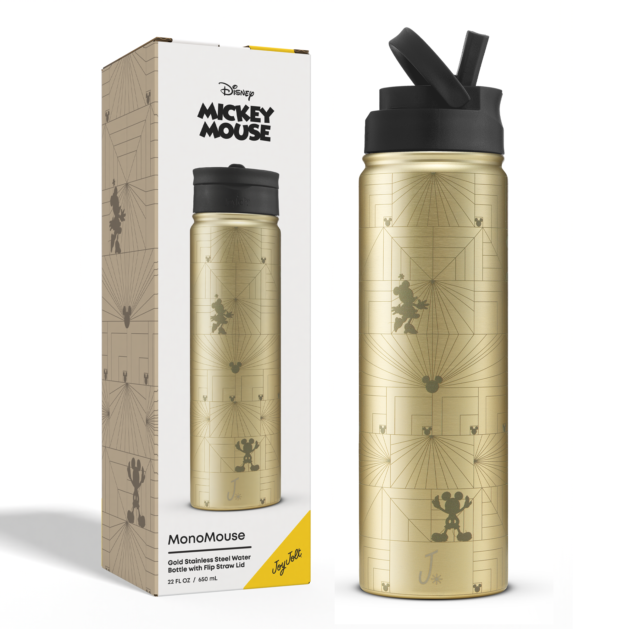 joyjolt-disney-mickey-minnie-mouse-monomouse-stainless-steel-water-bottle-22-oz- image 7