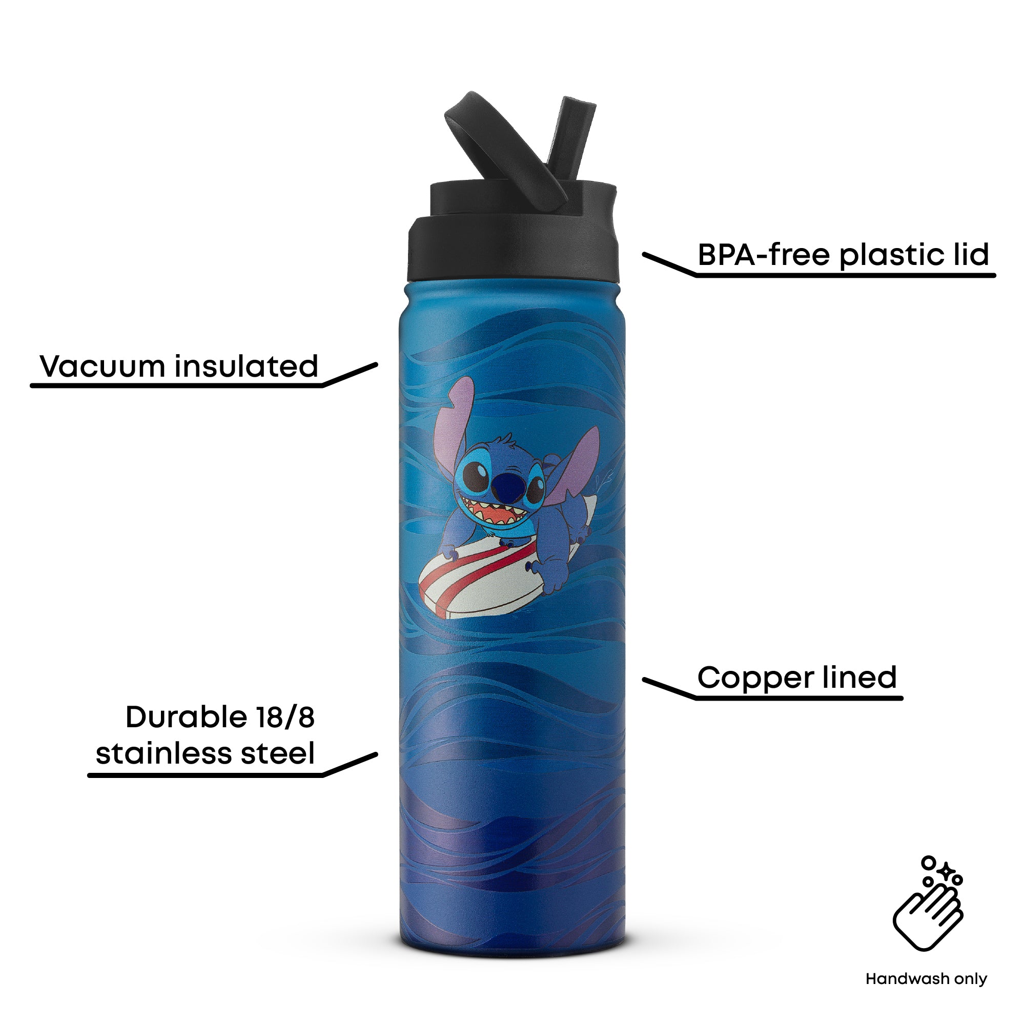 disney-stitch-surf-s-up-stainless-steel-water-bottle-22-oz image 3