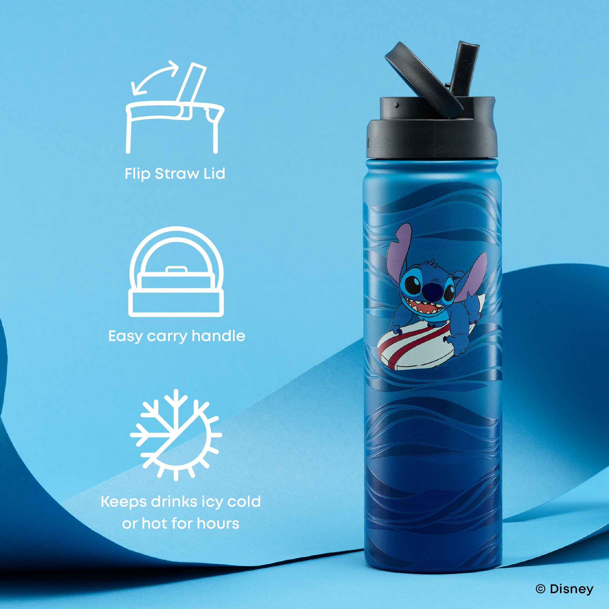 disney-stitch-surf-s-up-stainless-steel-water-bottle-22-oz image 4