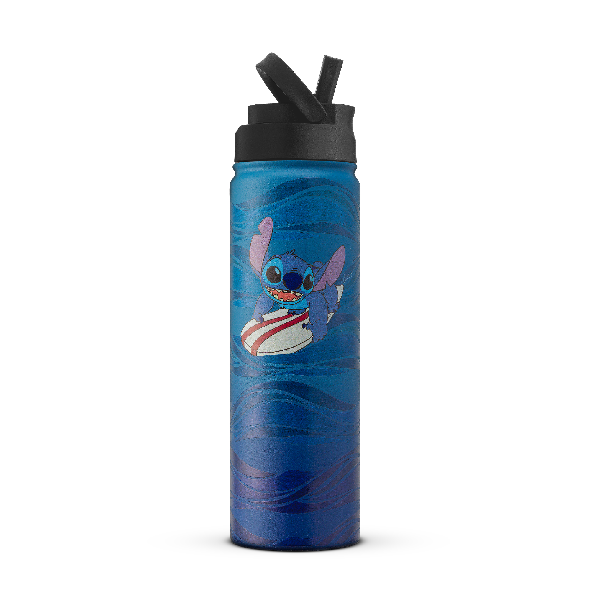 disney-stitch-surf-s-up-stainless-steel-water-bottle-22-oz image 1