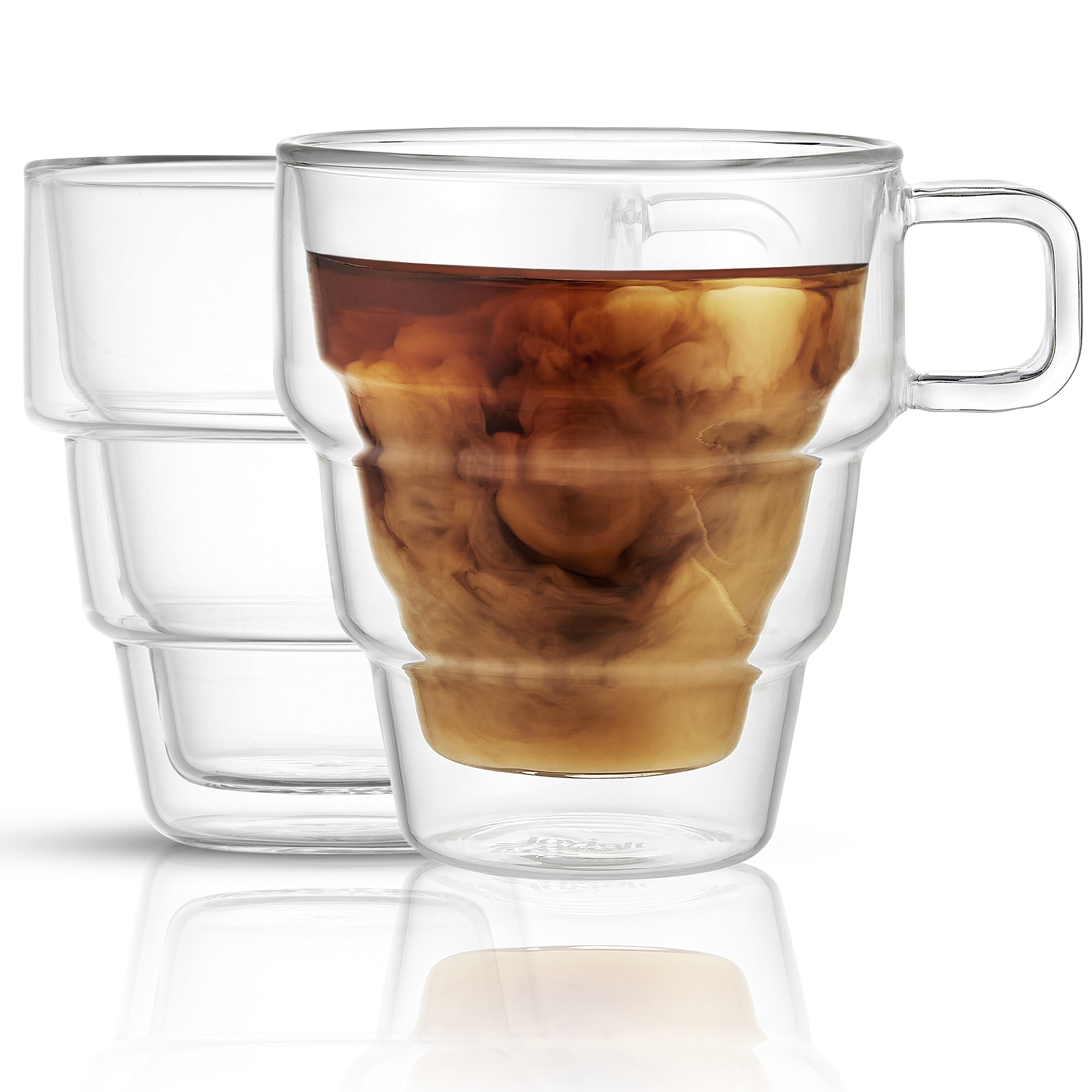 joyjolt-pila-double-wall-glass-mugs-10-oz-set-of-2 image 1