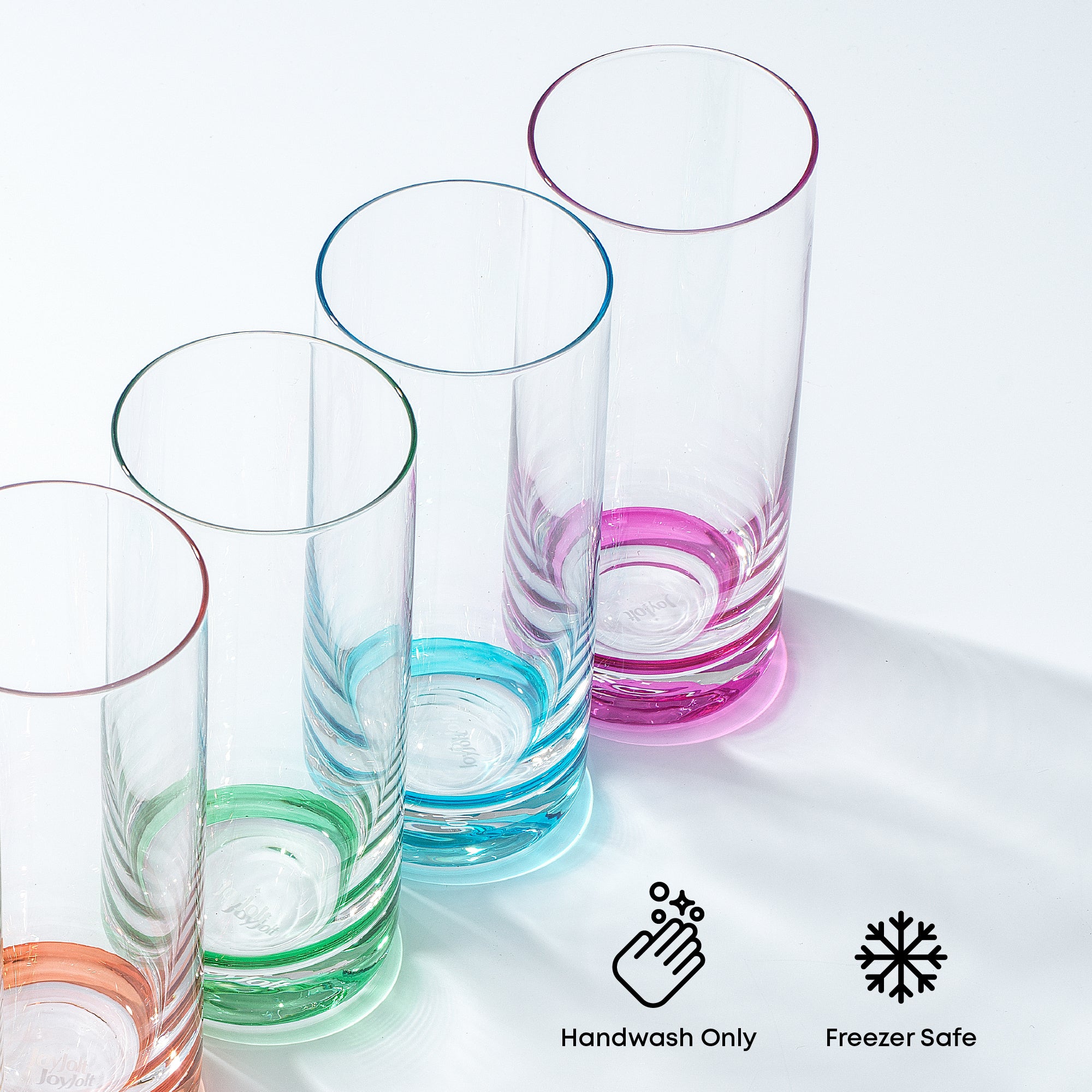 joyjolt-hue-highball-glasses-set-of-6-colorful-drinkware image 5