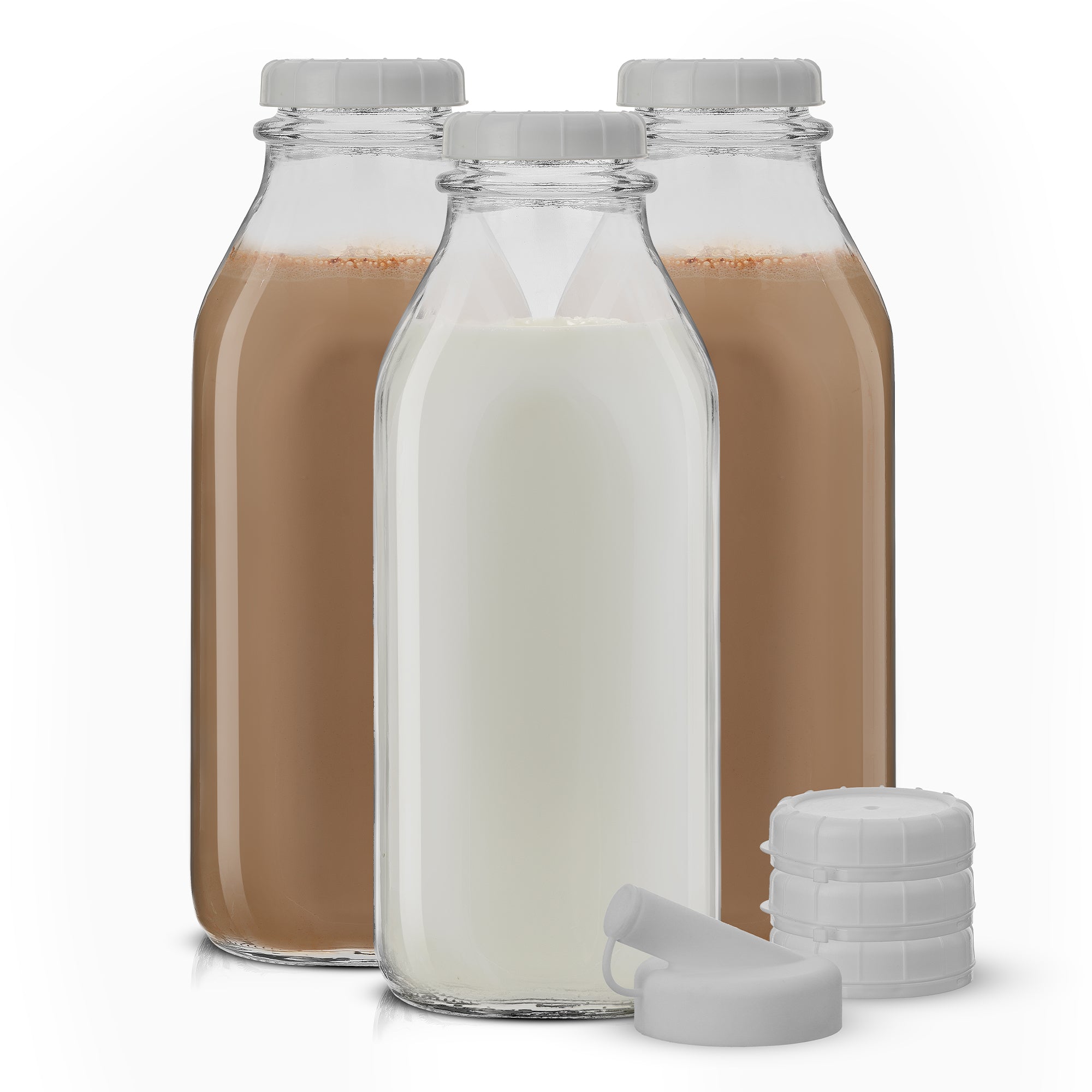 reusable-glass-milk-bottle-set-with-lid-pourer image 4