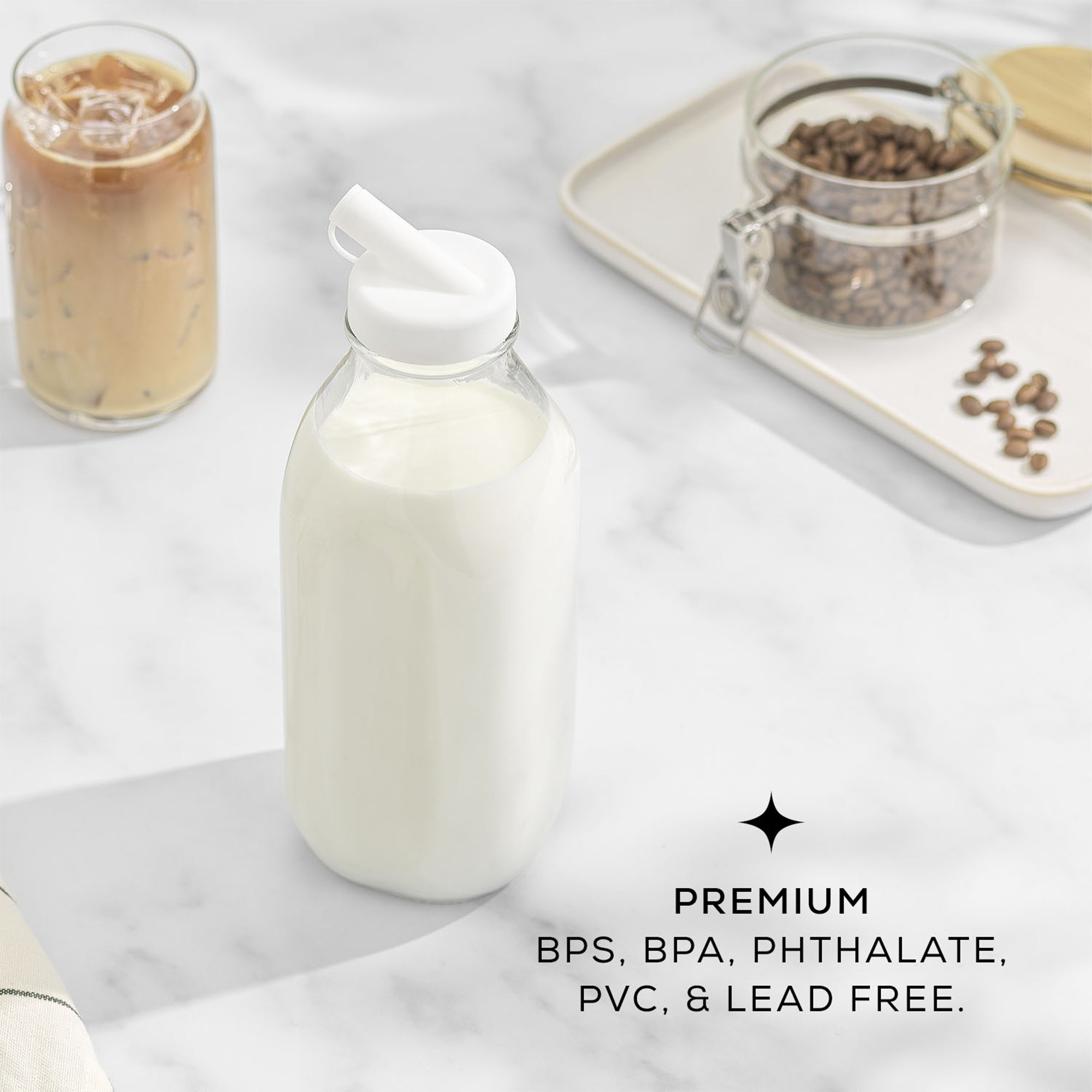 reusable-glass-milk-bottle-set-with-lid-pourer image 5