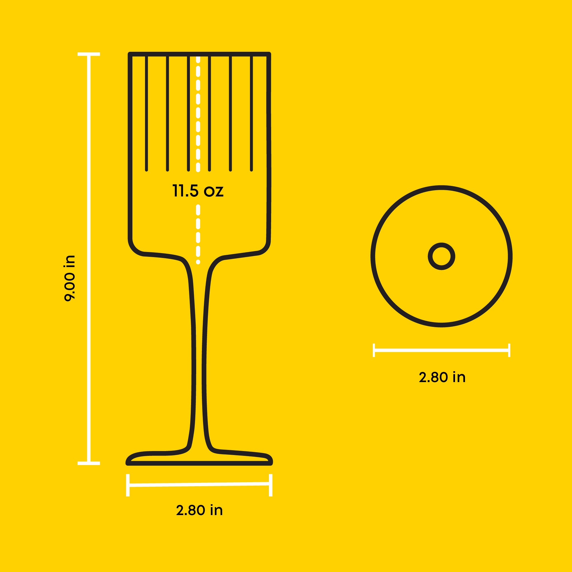 joyjolt-elle-fluted-white-wine-glasses-set-of-2-11-5-oz image 7