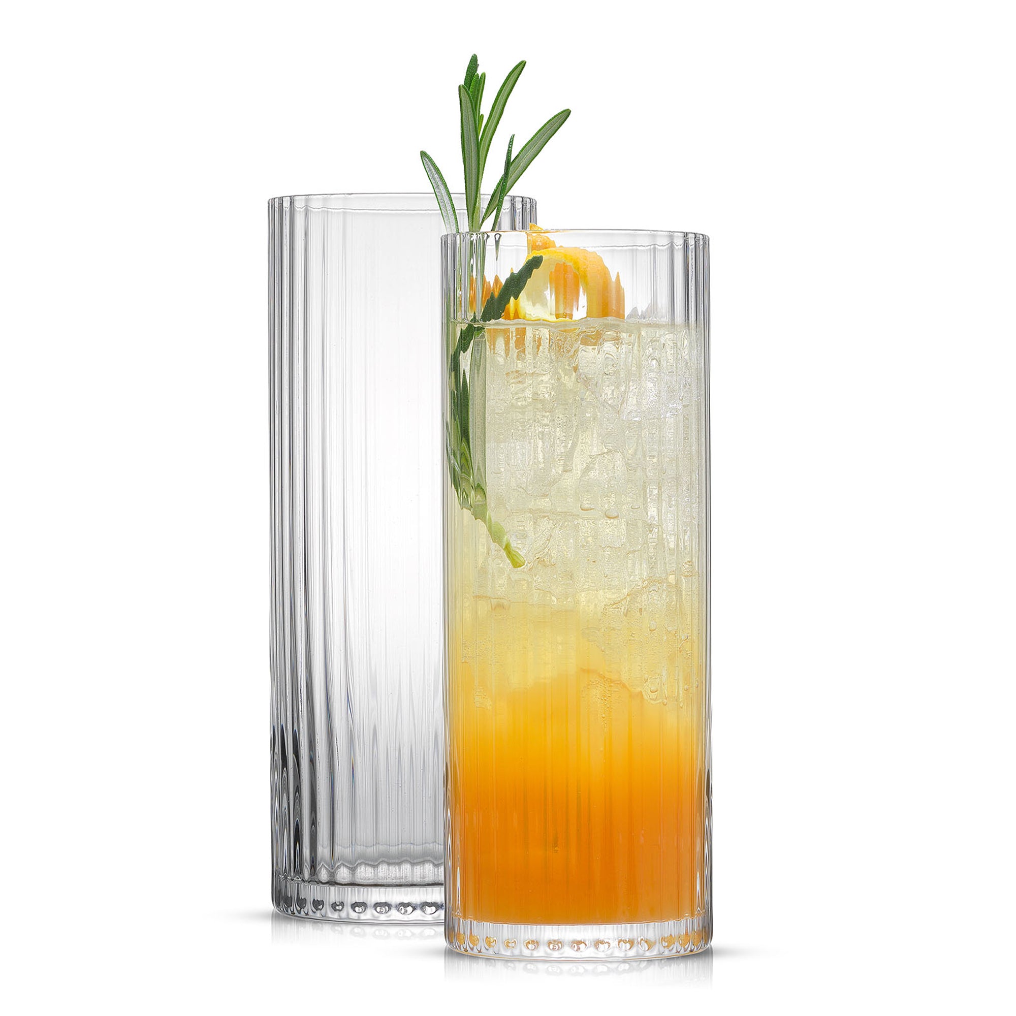 joyjolt-elle-fluted-cylinder-highball-glasses-set-of-2-16-oz image 1
