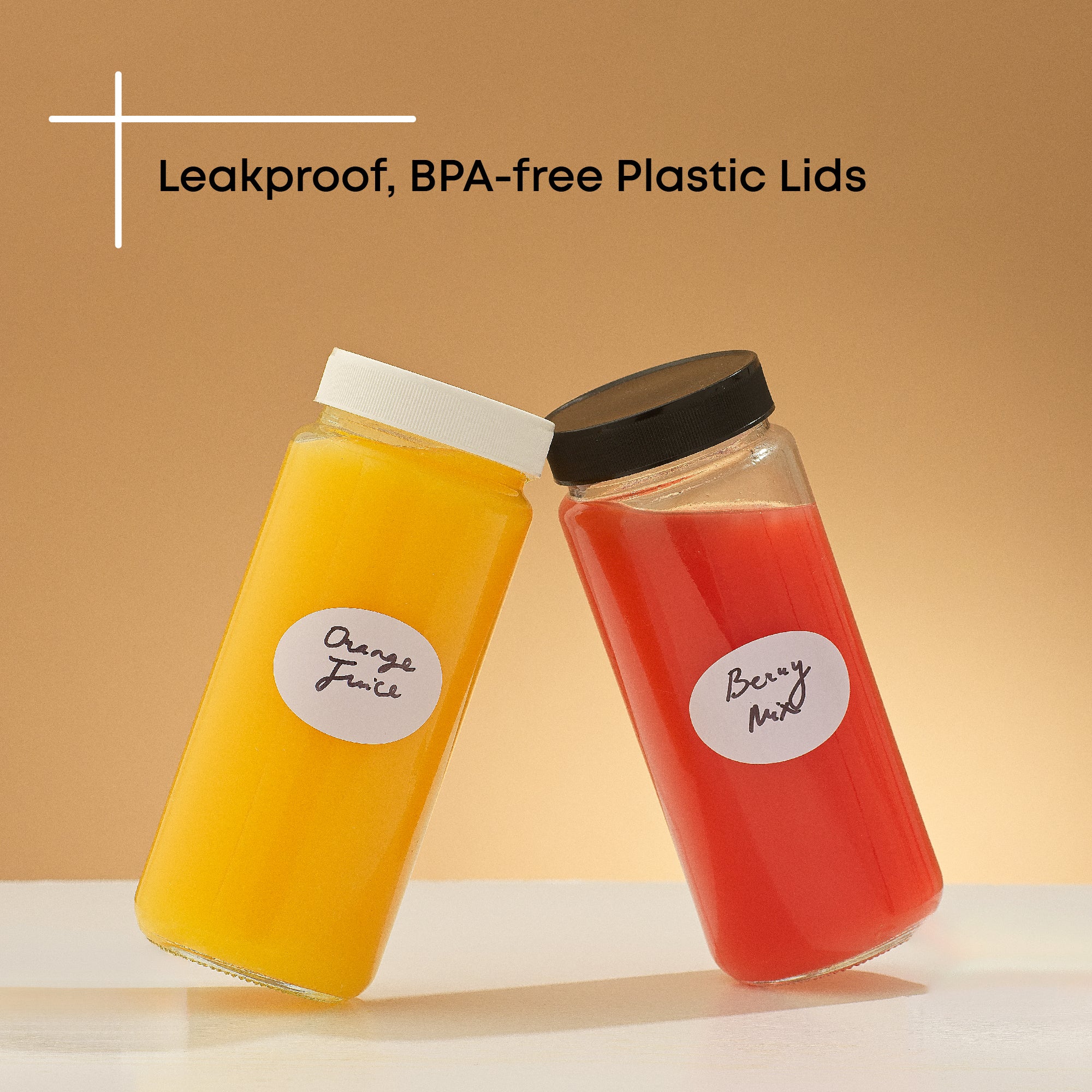 joyjolt-glass-juice-bottles-with-leak-proof-lids-8-pack image 3