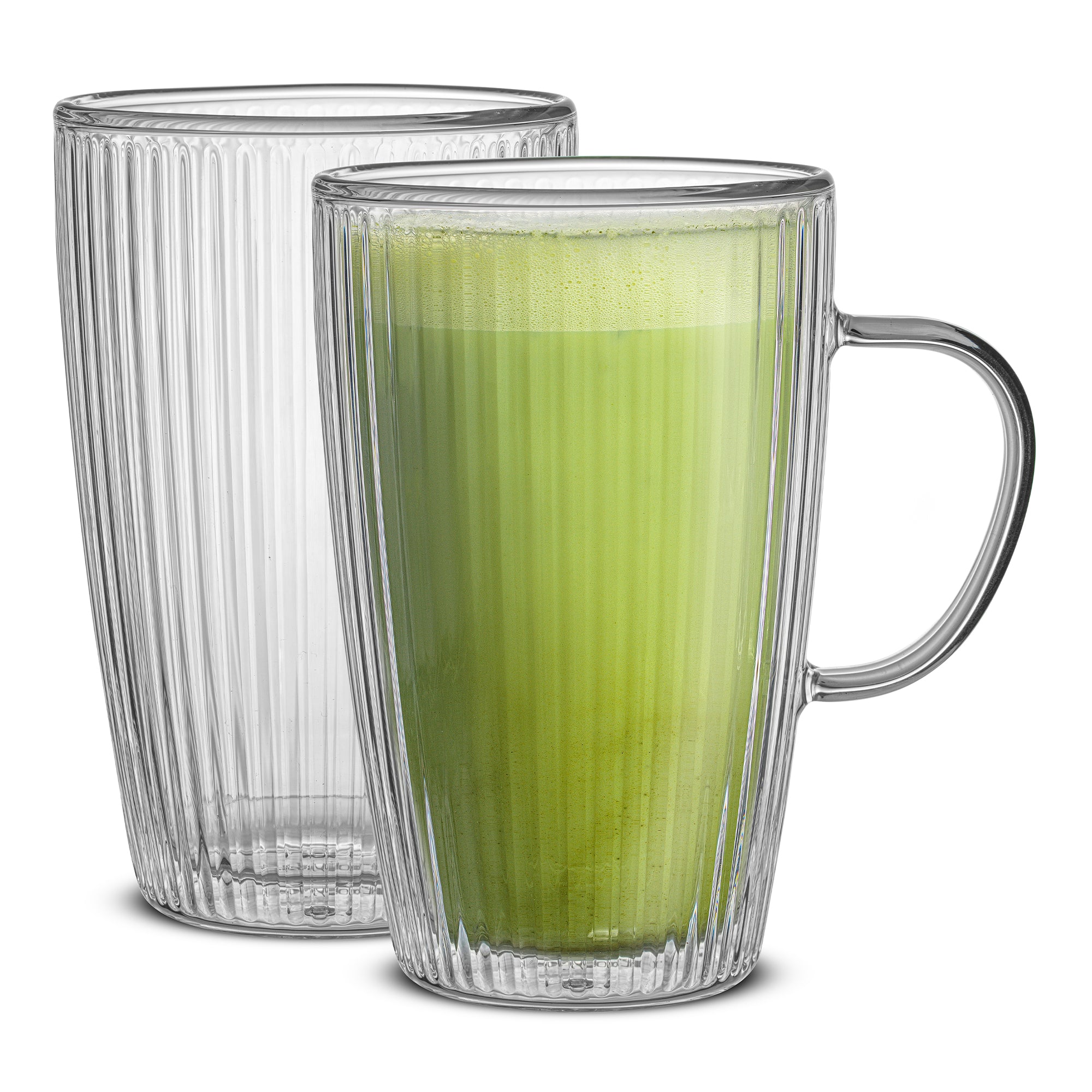 joyjolt-savor-fluted-double-wall-glass-coffee-mugs-set-of-2-15-oz-insulated-mugs image 1