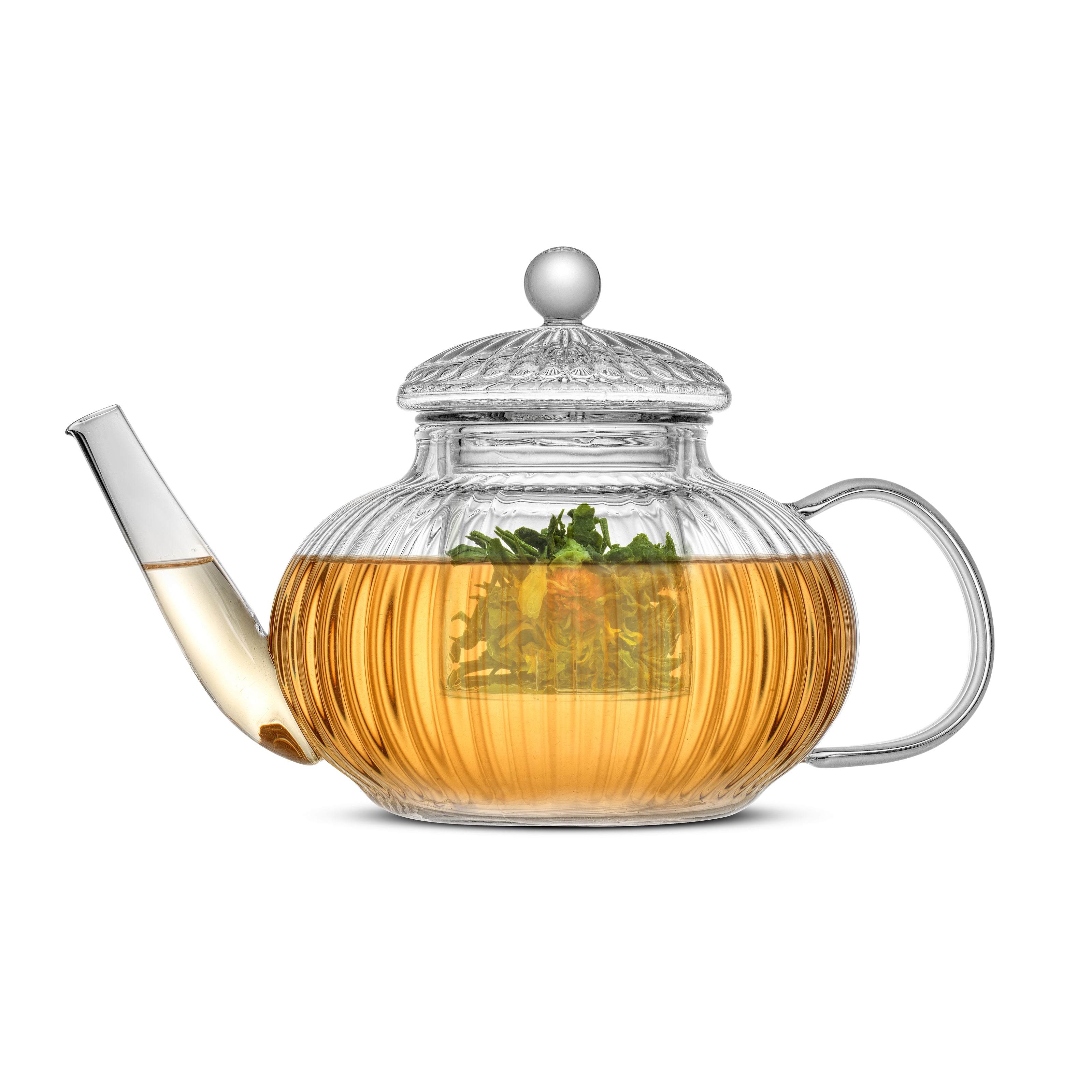 joyjolt-fluted-glass-tea-kettle-double-wall-mug-set-stovetop-safe-with-infuser image 5