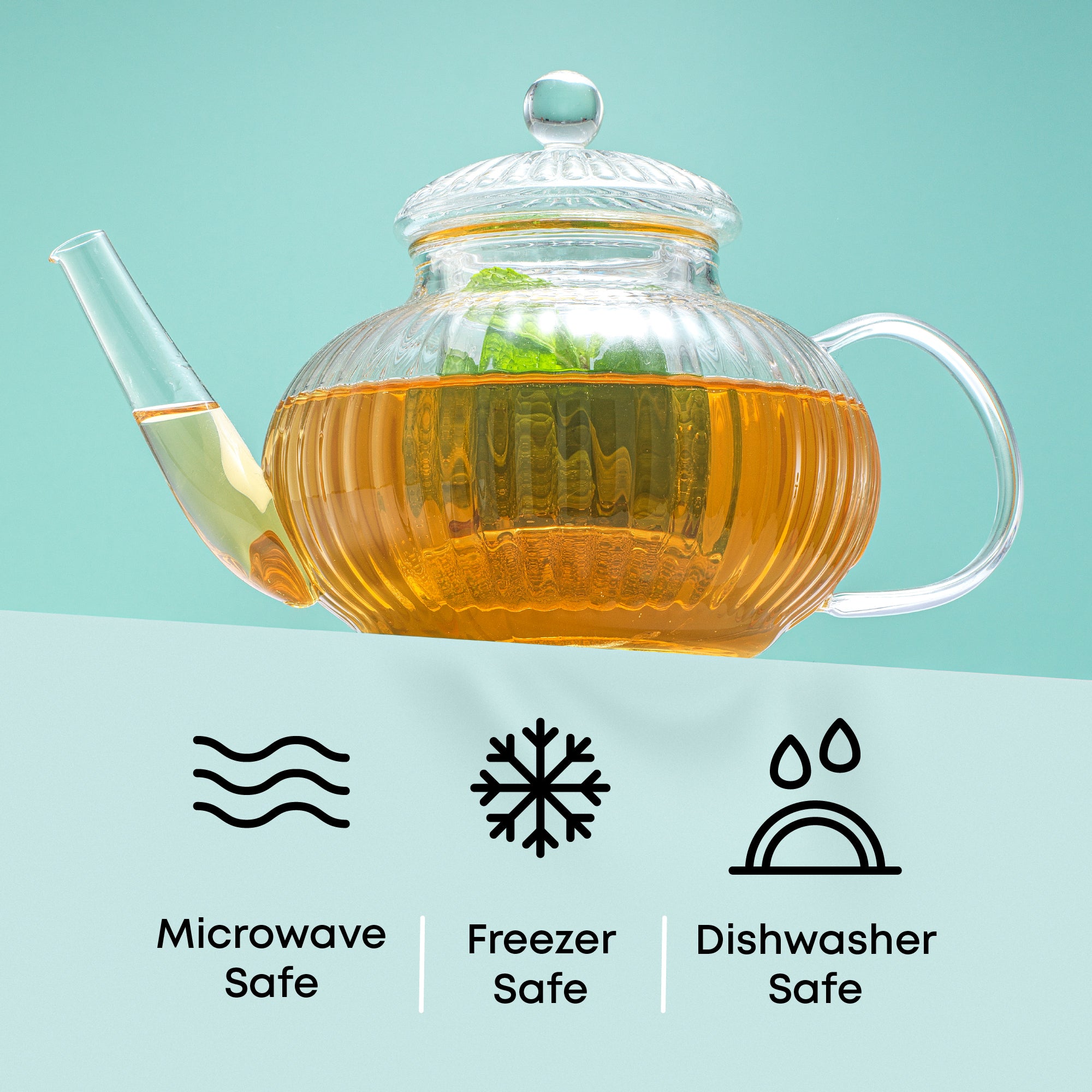 joyjolt-fluted-glass-tea-kettle-with-infuser-1200-ml image 5