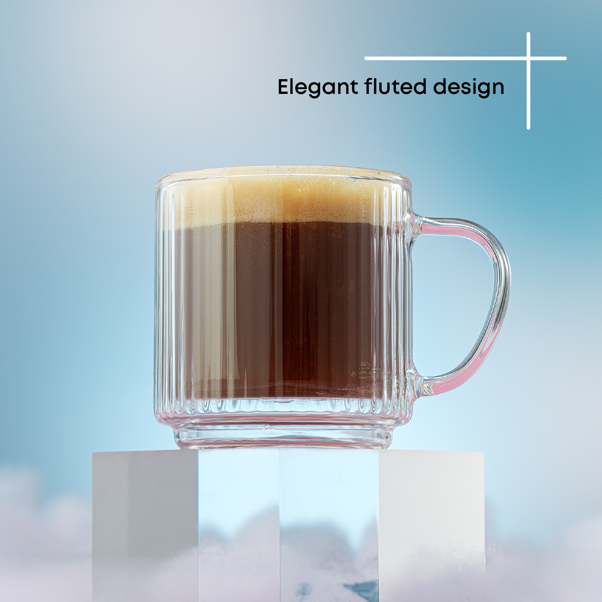 joyjolt-haven-fluted-stackable-double-wall-glass-mugs-5-5-oz-set-of-2 image 2