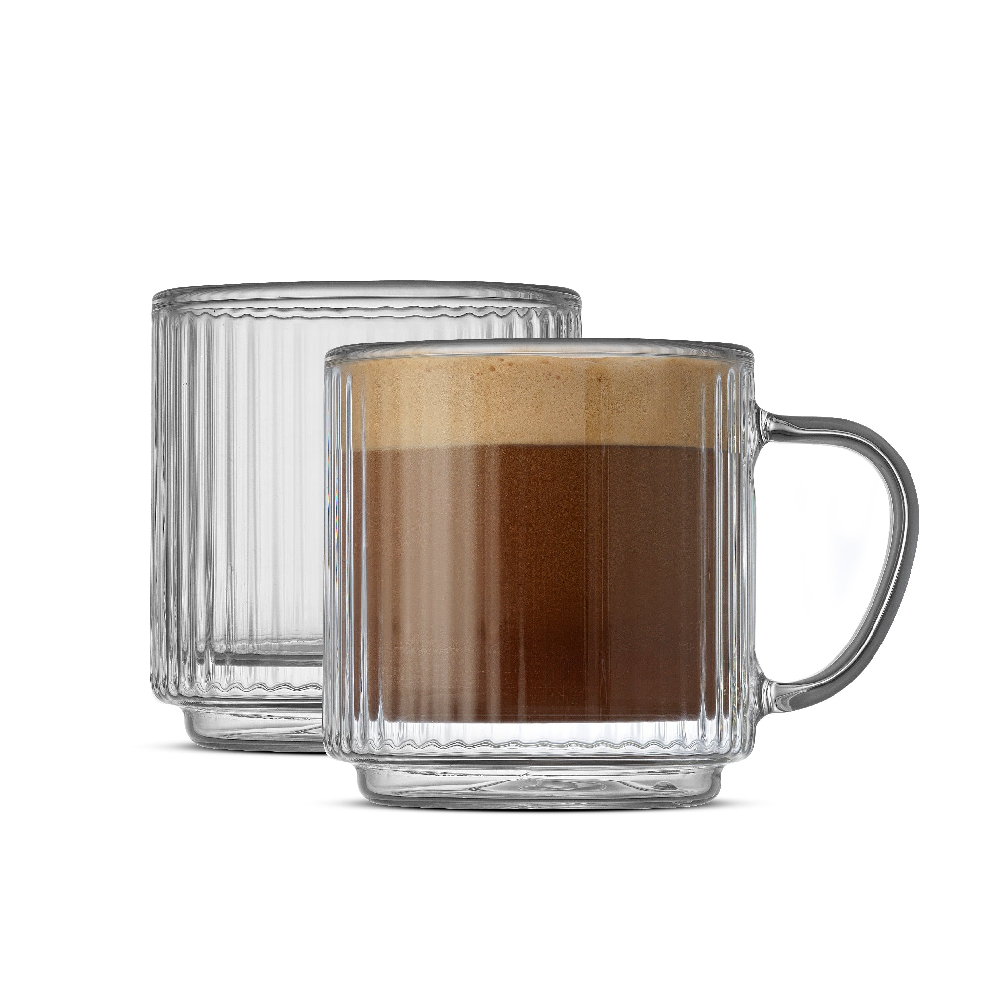joyjolt-haven-fluted-stackable-double-wall-glass-mugs-5-5-oz-set-of-2 image 1