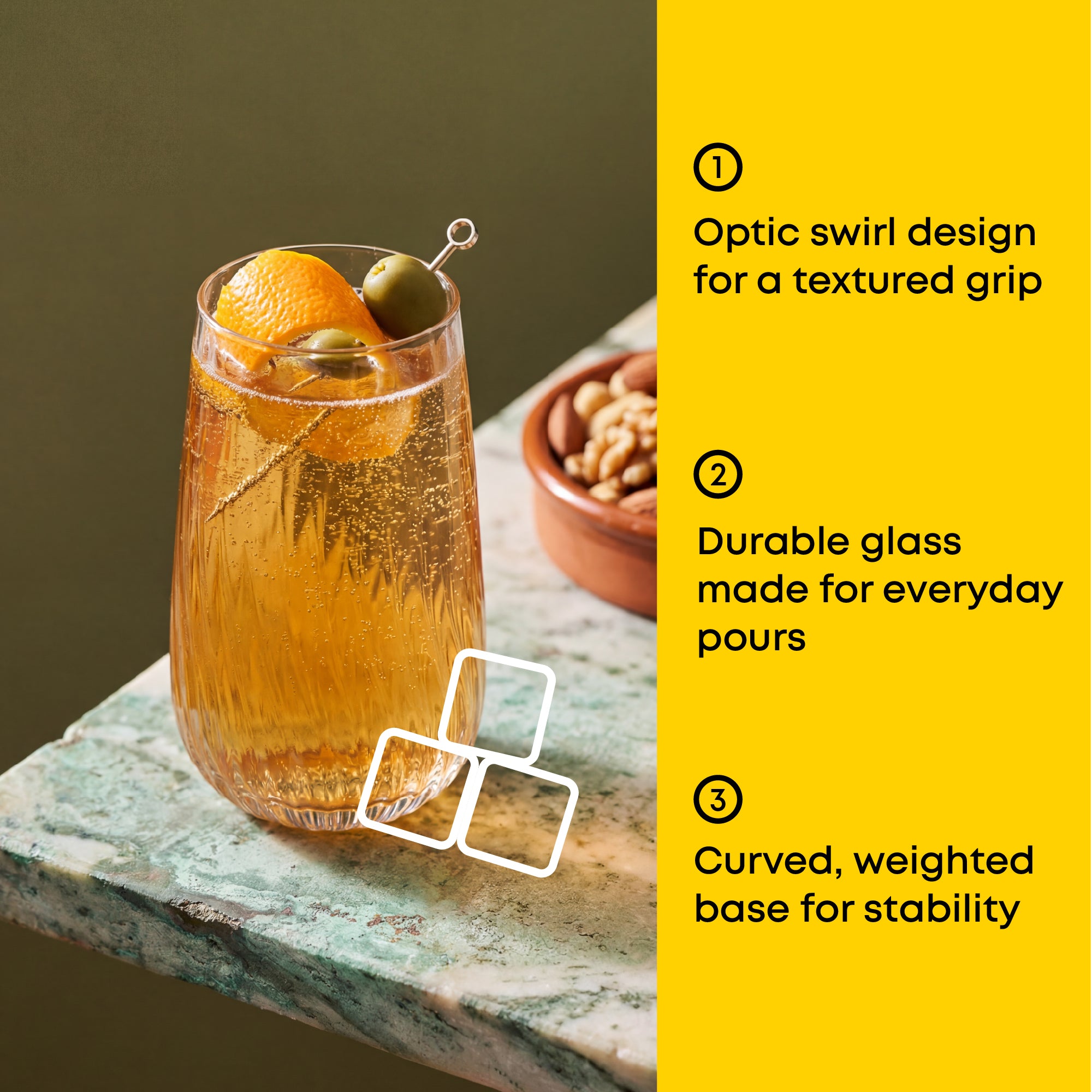 joyjolt-flow-optic-swirl-tall-glasses-set-of-4-19-oz image 3