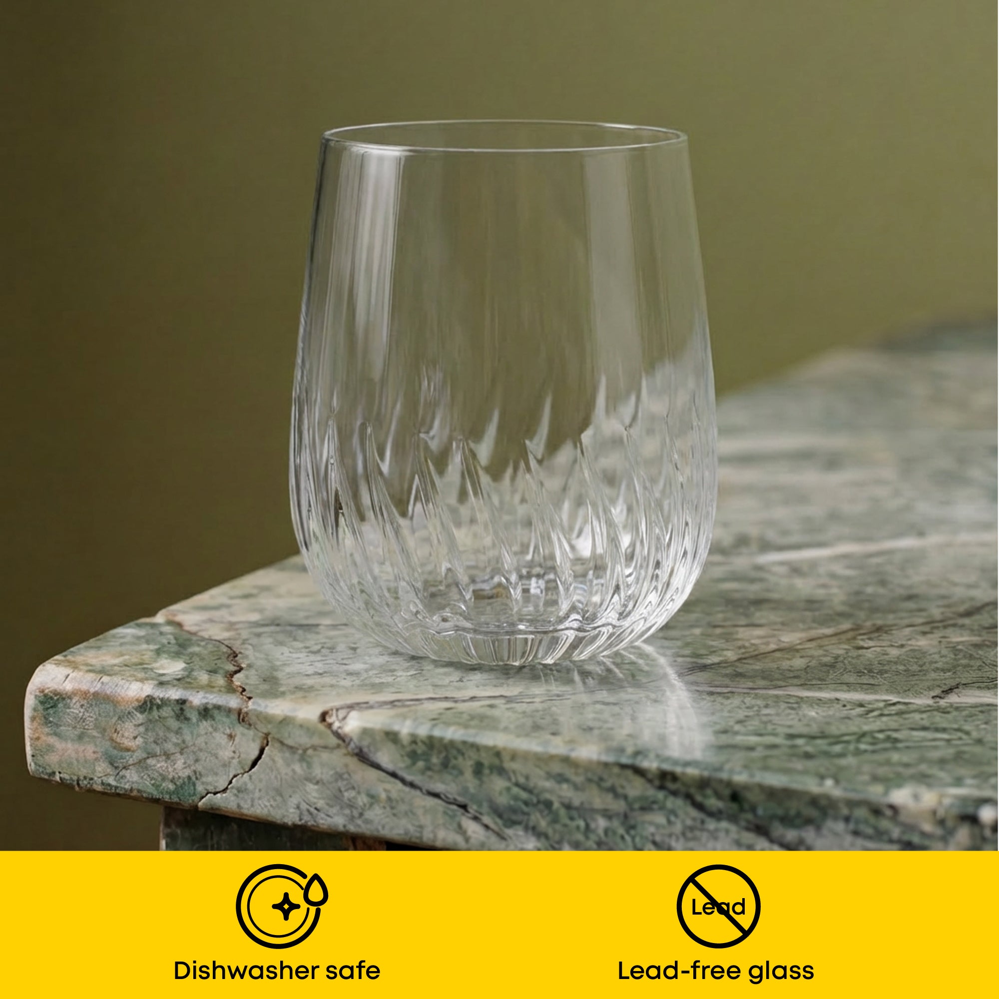 joyjolt-flow-optic-swirl-short-glasses-set-of-4 image 6