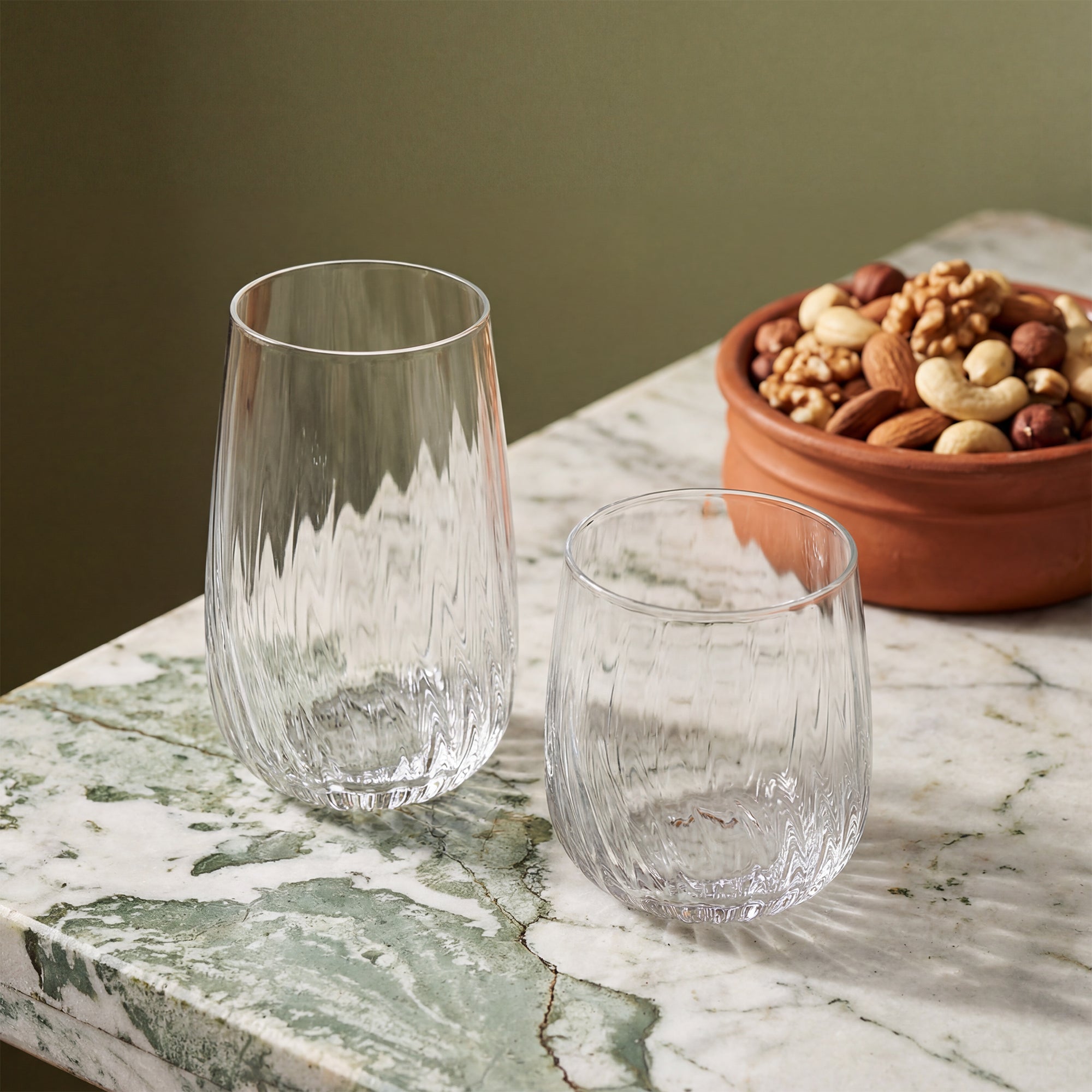 joyjolt-flow-optic-swirl-short-glasses-set-of-4 image 7