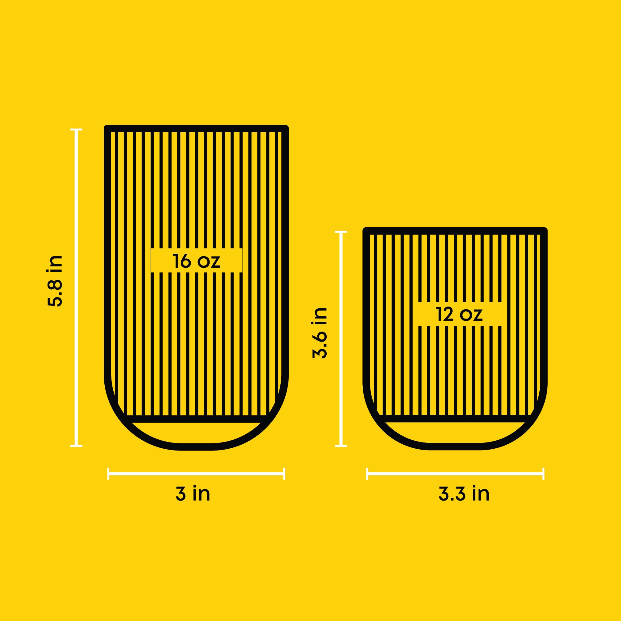 joyjolt-lotus-ribbed-drinking-glasses-set-of-8 image 6