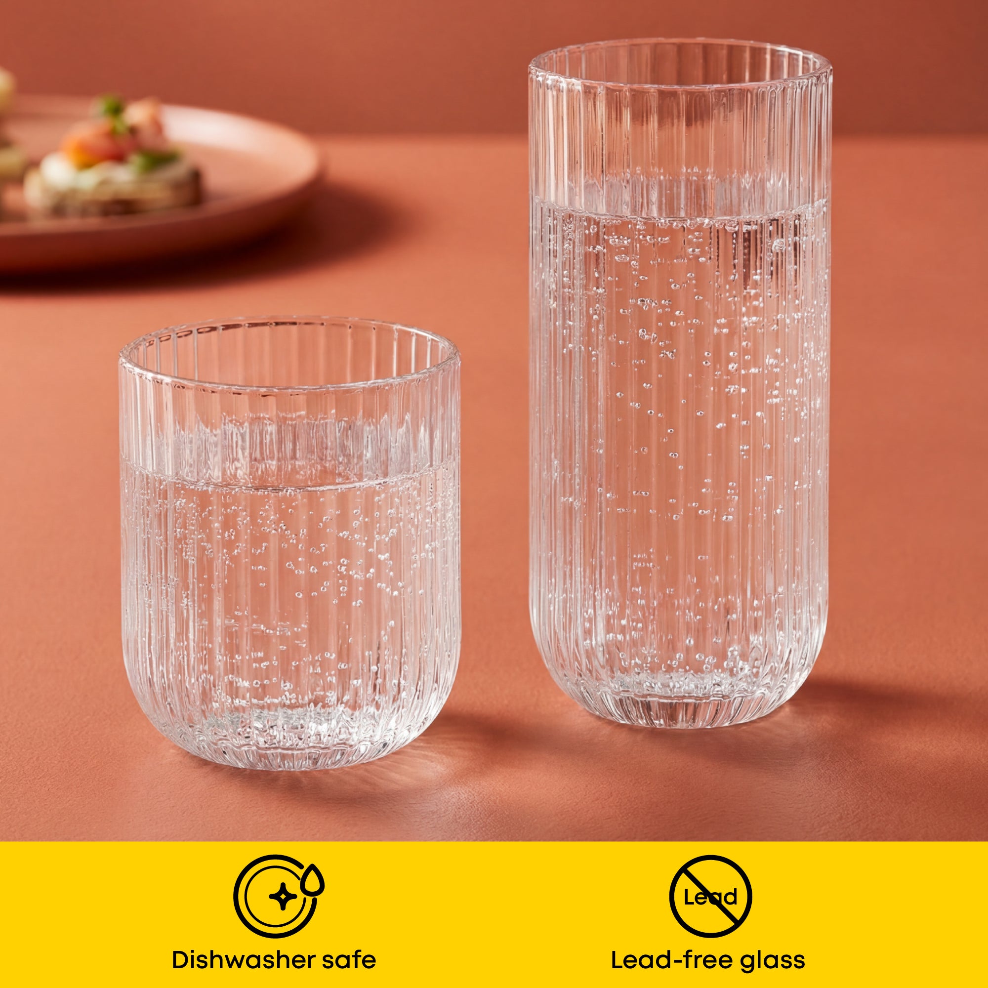 joyjolt-lotus-ribbed-double-old-fashioned-glasses-set-of-4-12-oz image 7