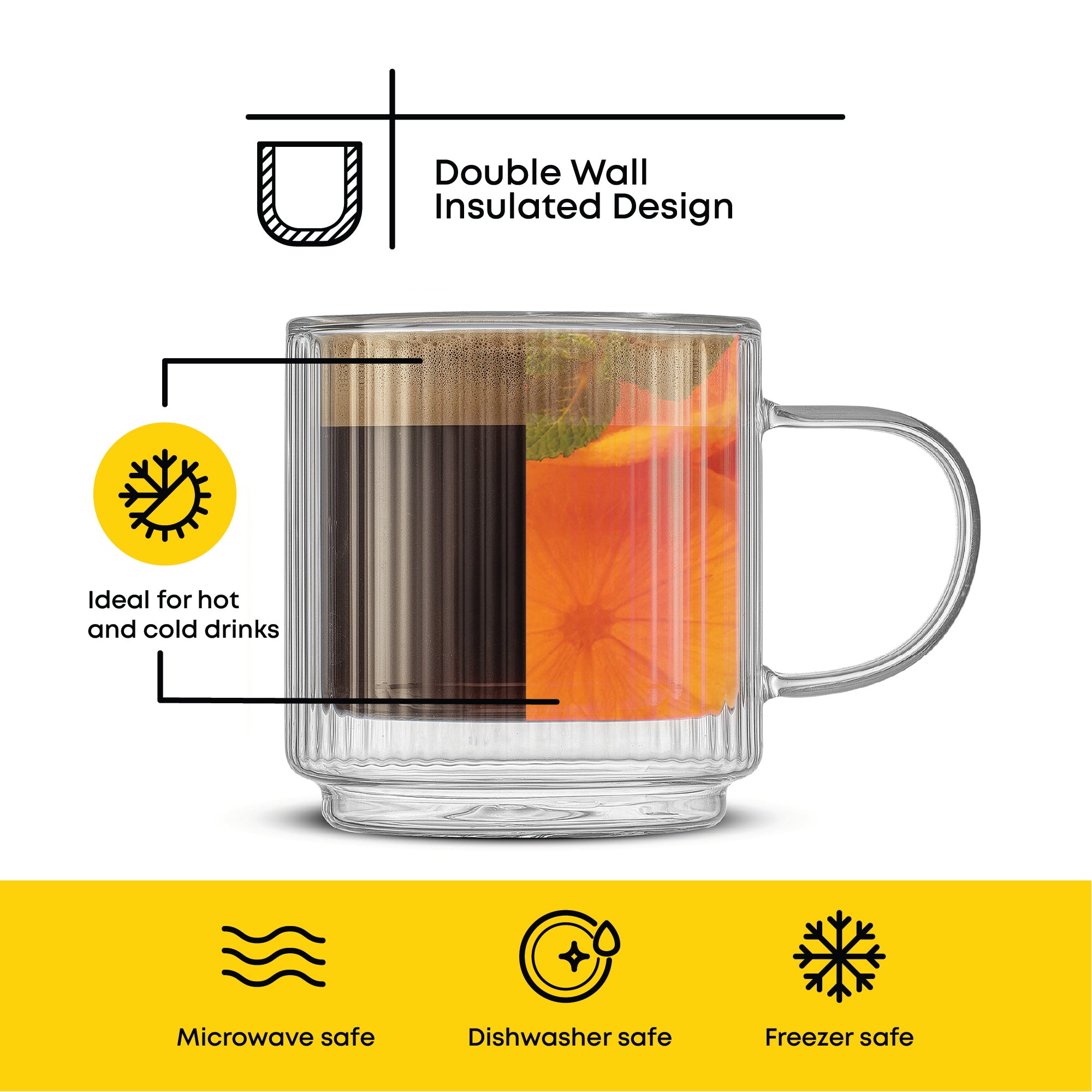 joyjolt-haven-fluted-stackable-double-wall-glass-mugs-13-5-oz-set-of-2 image 4
