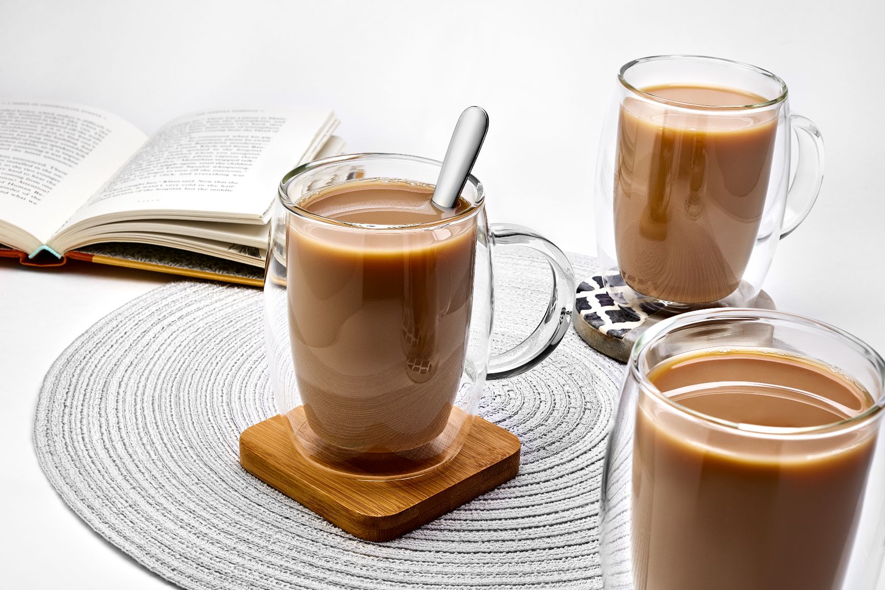 joyjolt-aroma-double-wall-glass-coffee-mugs-set-of-4 image 5