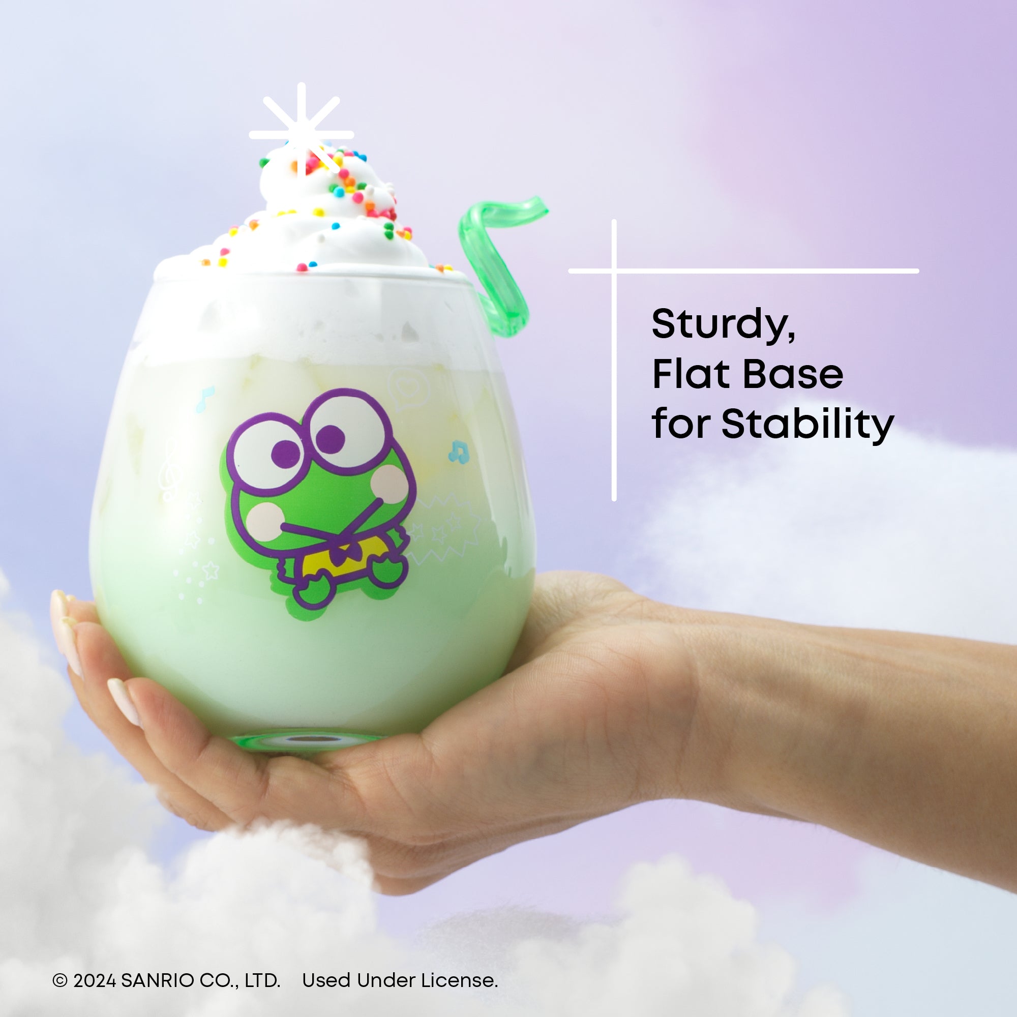joyjolt-hello-kitty-and-friends-above-the-clouds-stemless-drinking-glasses-set-o image 6