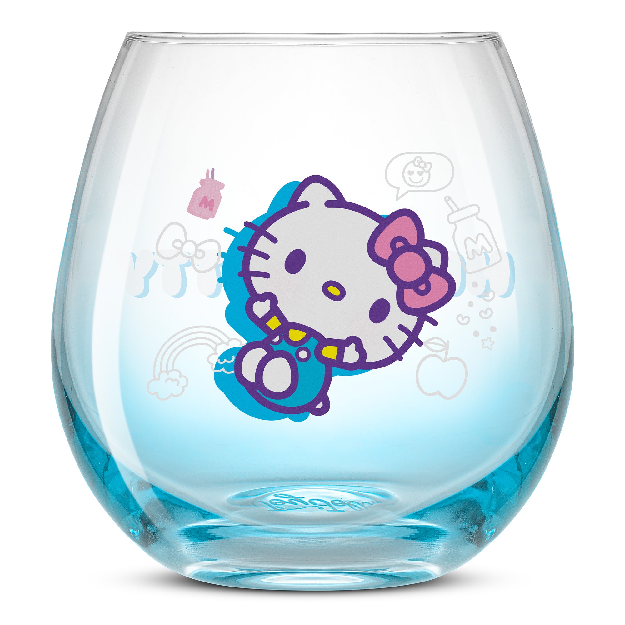 joyjolt-hello-kitty-and-friends-above-the-clouds-stemless-drinking-glasses-set-o image 8