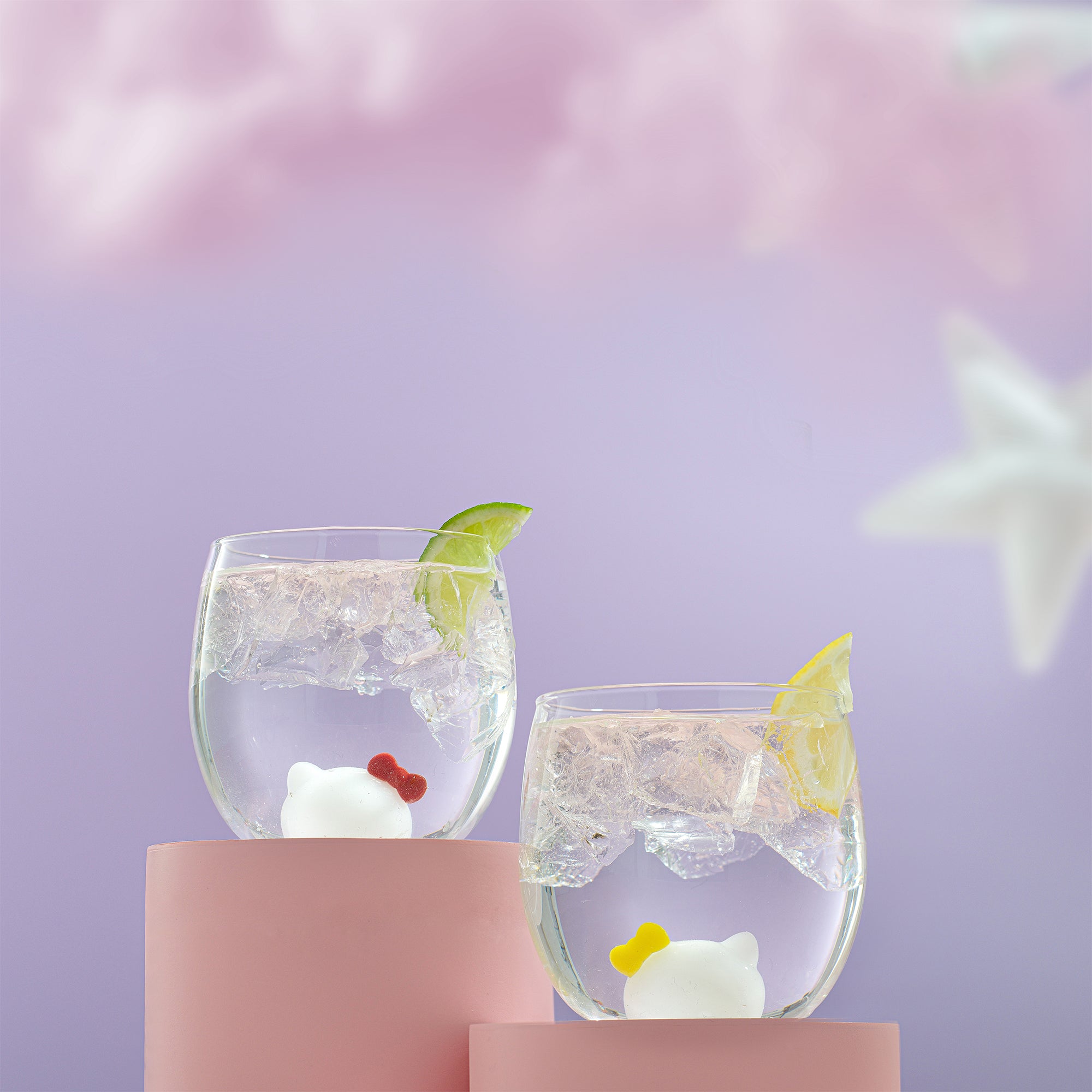 joyjolt-hello-kitty-and-mimmy-3d-surprise-short-drinking-glasses-set-of-2 image 2