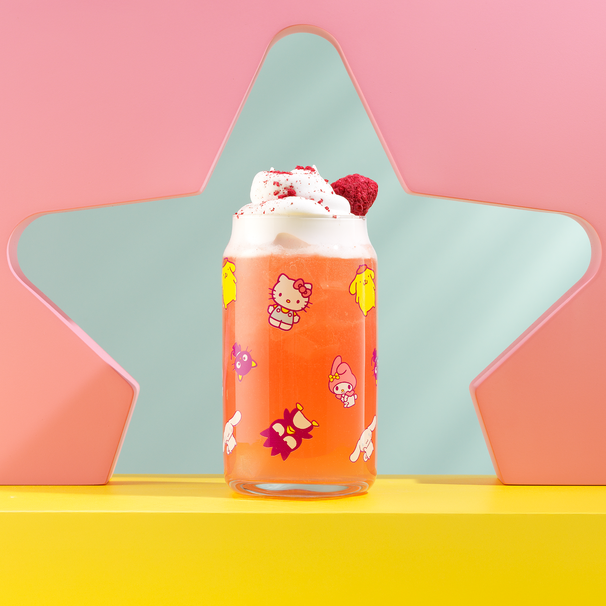 joyjolt-hello-kitty-friends-daydream-tumbler-glasses-set-of-4 image 5