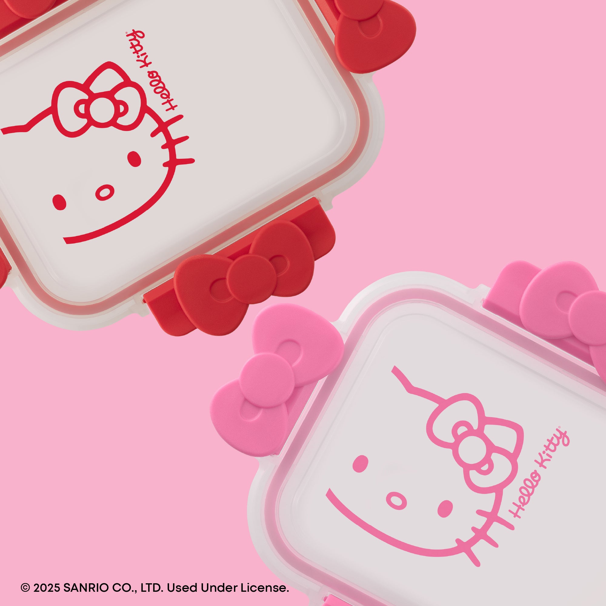 joyjolt-hello-kitty-fluted-food-storage-containers-set-of-2 image 2