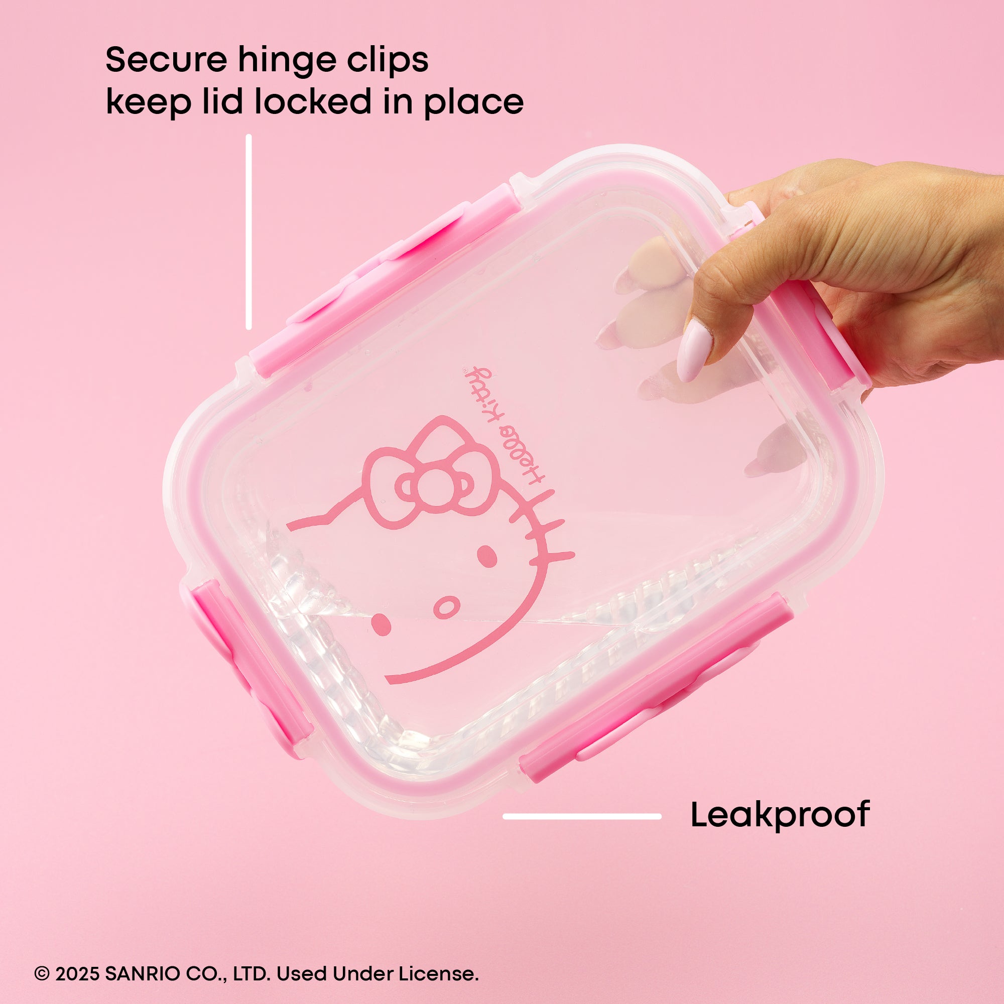 joyjolt-hello-kitty-fluted-food-storage-containers-set-of-2 image 5