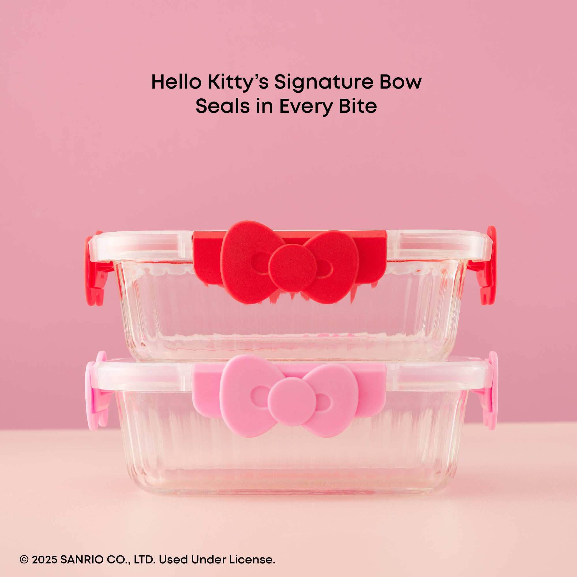 joyjolt-hello-kitty-fluted-food-storage-containers-set-of-2 image 7