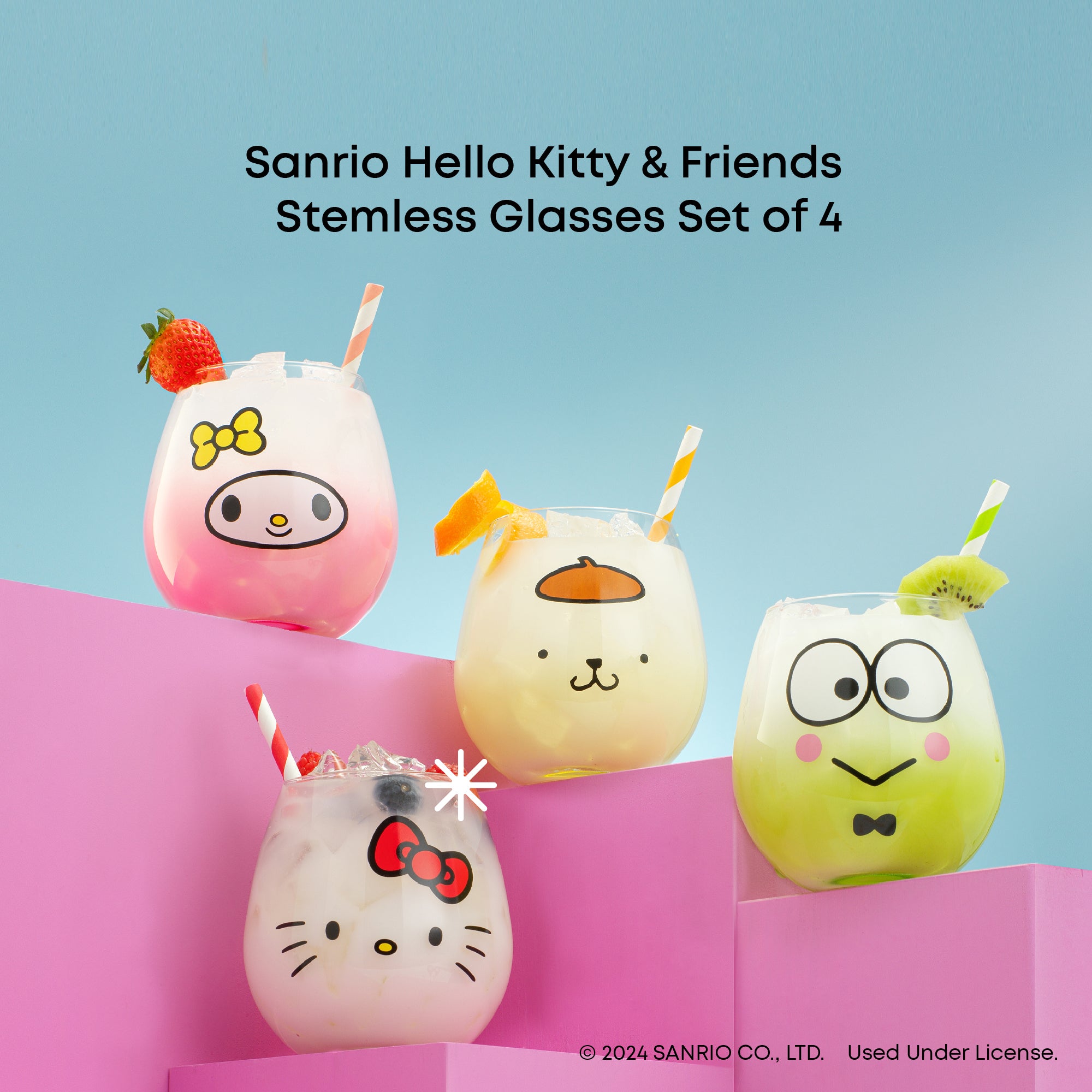 hello-kitty-and-friends-hello-sippy-stemless-drinking-glasses-set-of-4 image 3