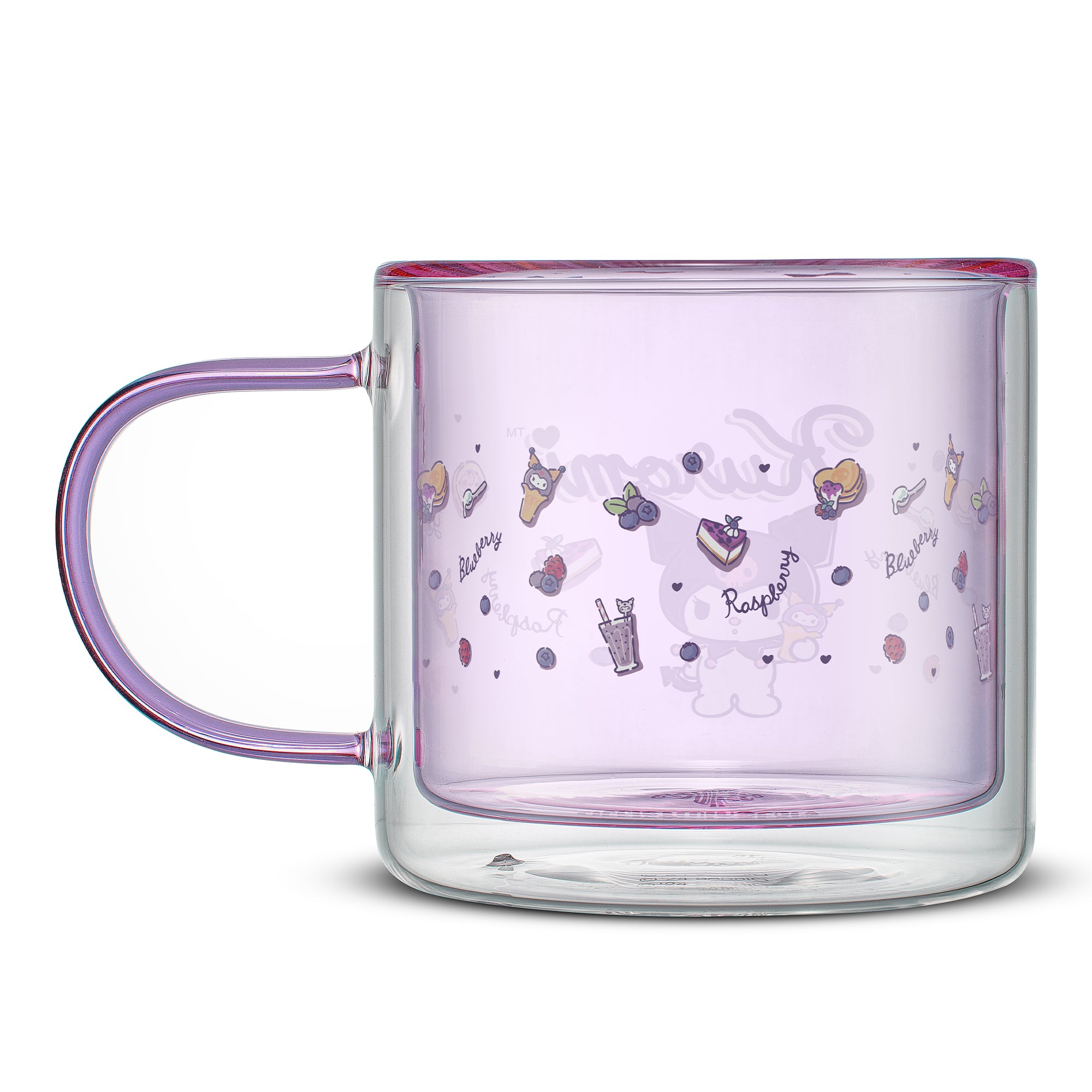 joyjolt-sanrio-kuromi-double-wall-coffee-mug-13-5-oz-borosilicate-glass image 6