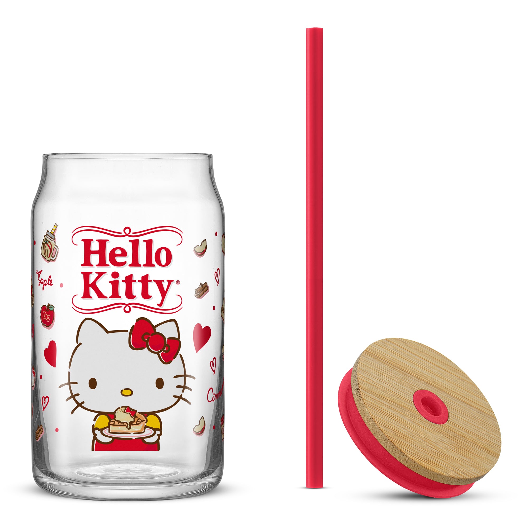 joyjolt-hello-kitty-favorite-flavor-glass-tumbler-with-bamboo-lid-and-straw-16-o image 8