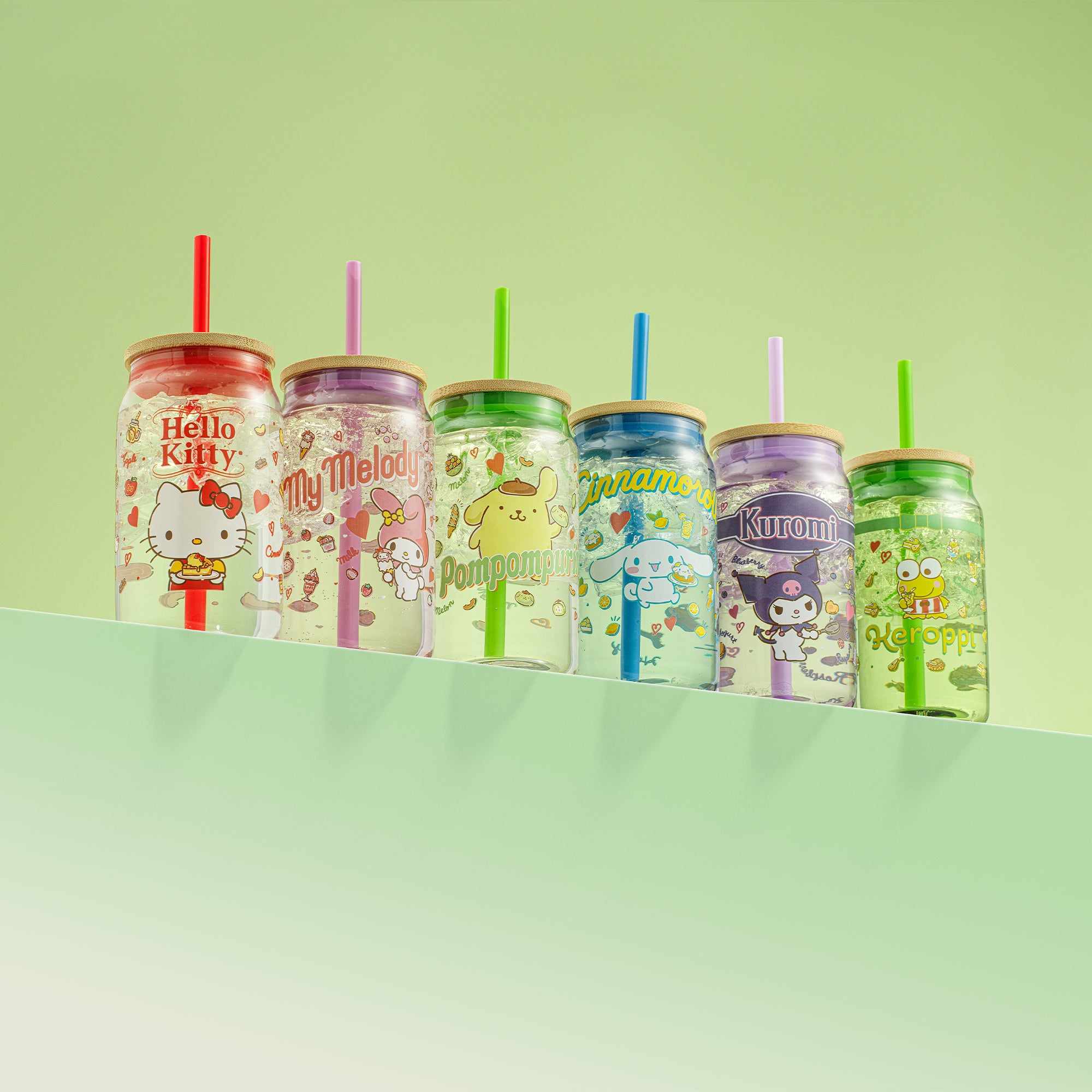 cinnamoroll-glass-tumbler-16-oz-with-bamboo-lid-straw image 3